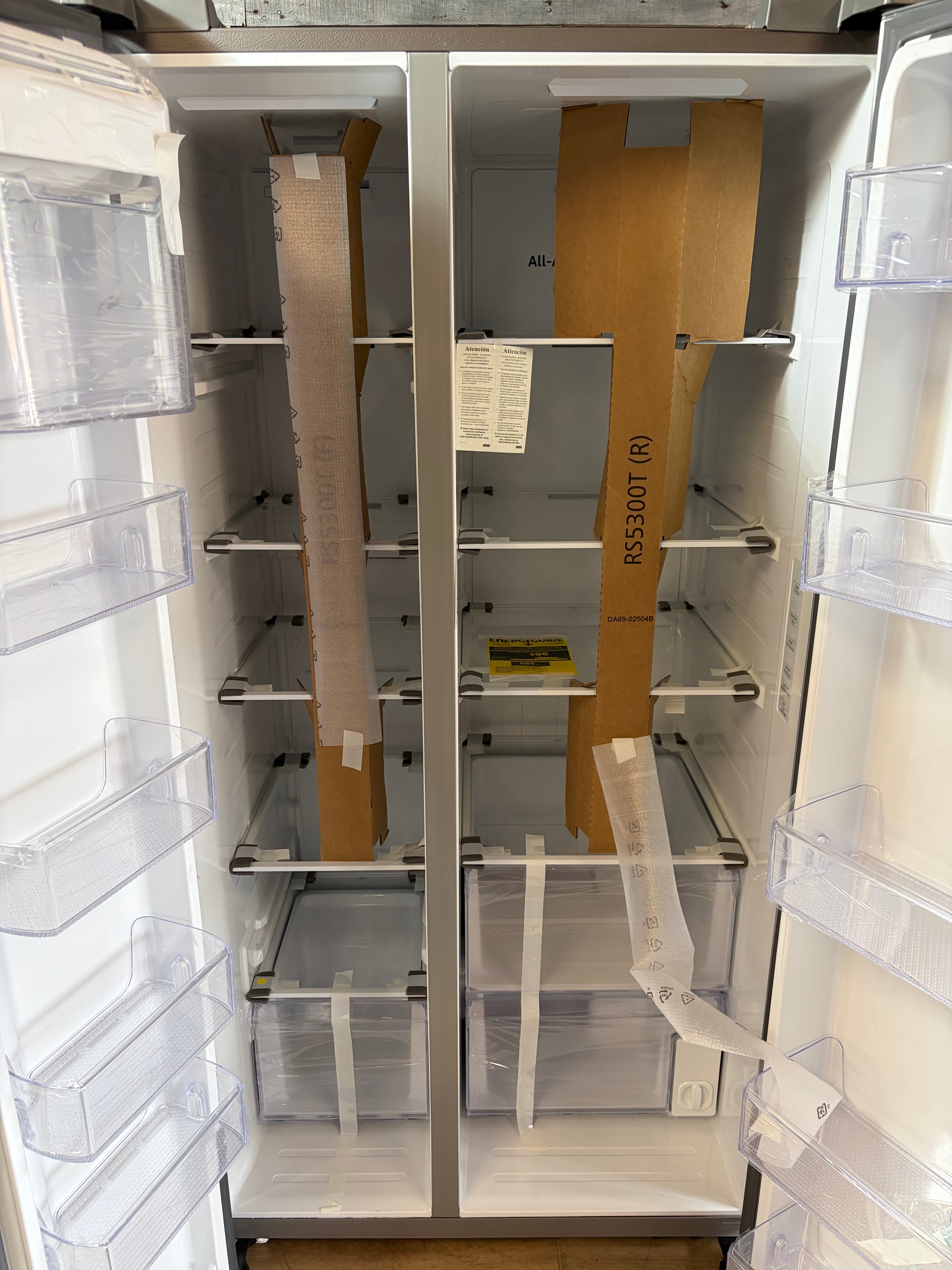 Samsung 36" 28 Cu. Ft. Fingerprint Resistant Stainless Steel Side-by-Side Refrigerator
