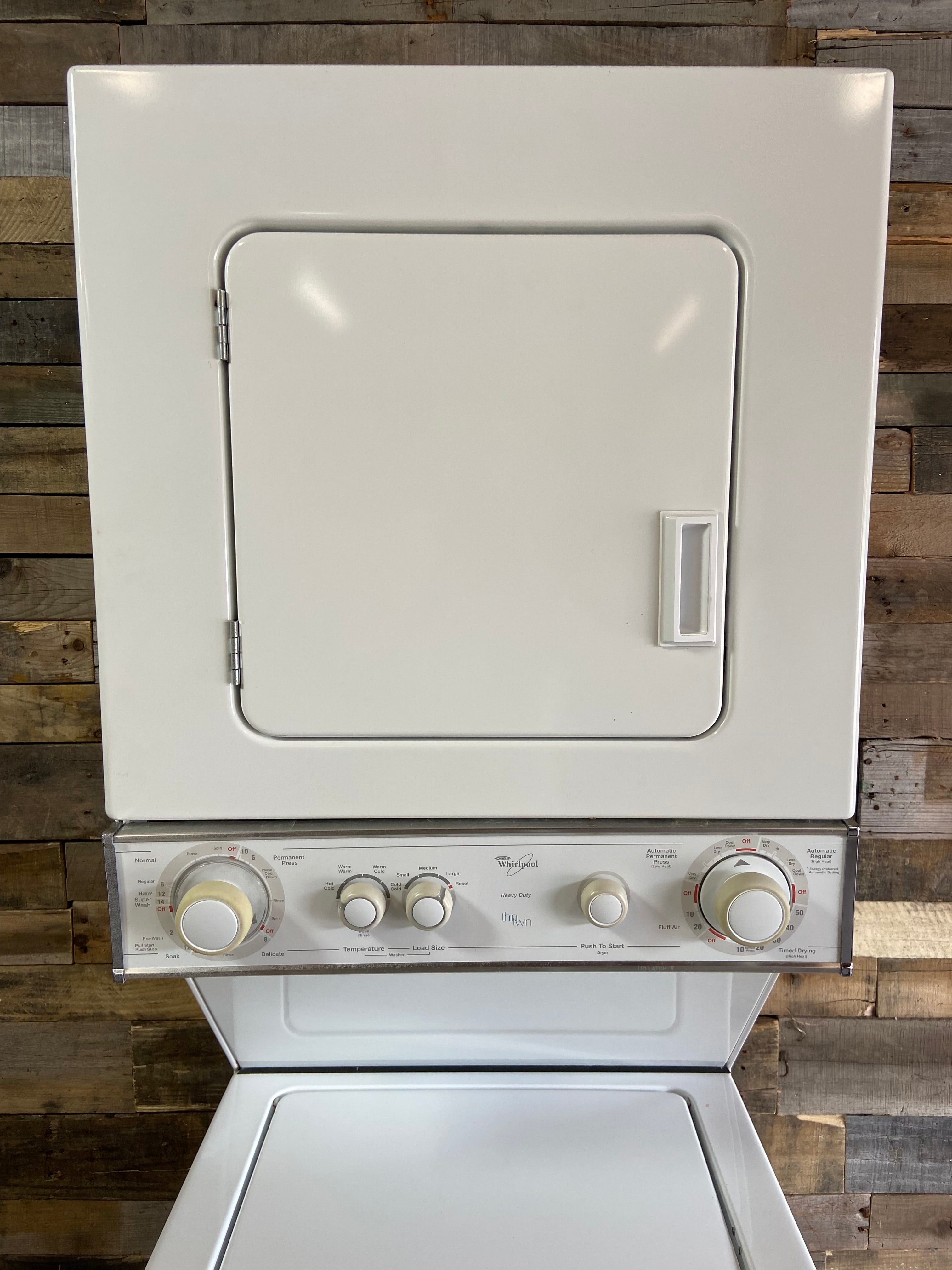 Whirlpool Thin Twin 24inch Stackable (240v)