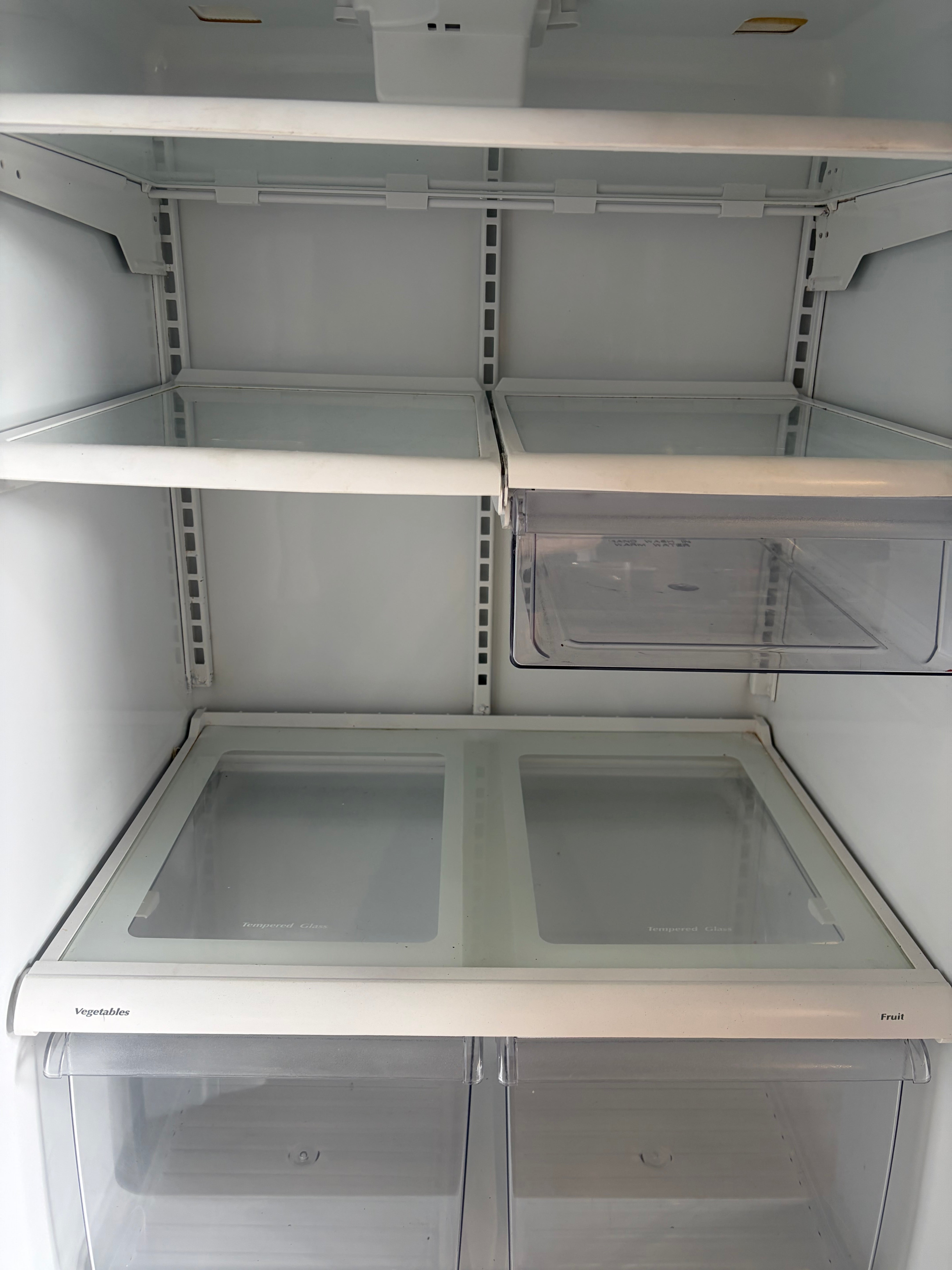 GE Stainless Top Bottom Fridge