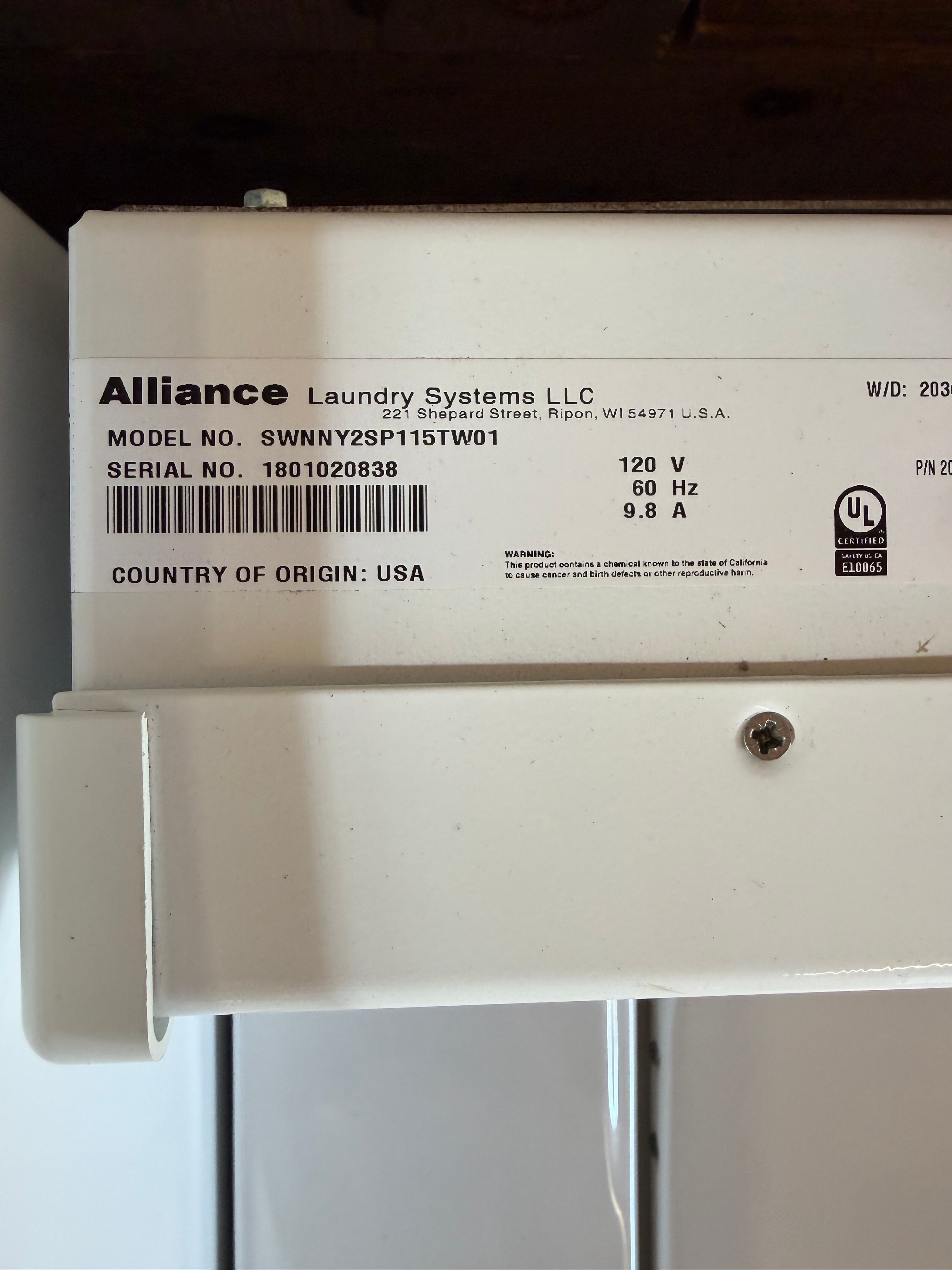 SpeedQueen Commercial Washer Dryer Set