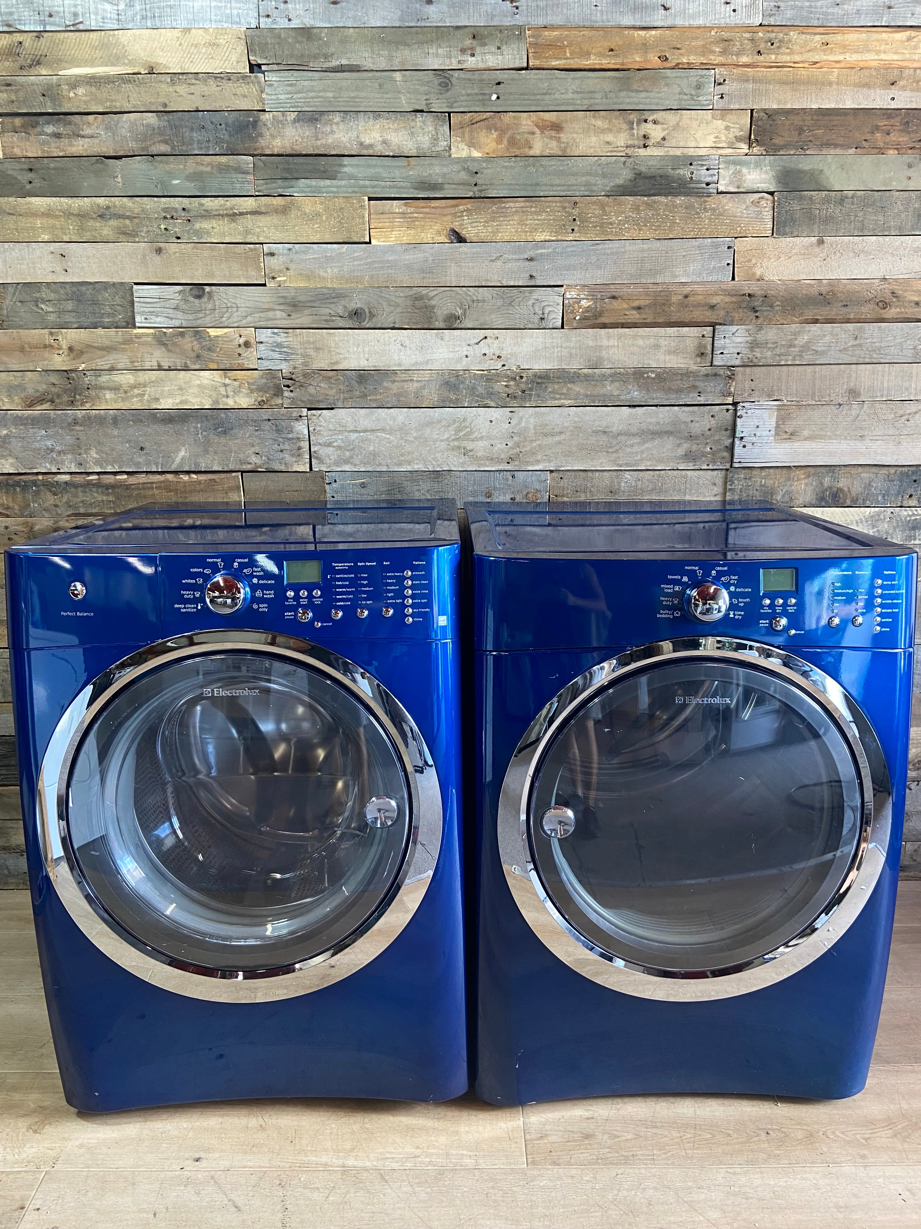 Electrolux Blue Front Load Washer & Dryer Set