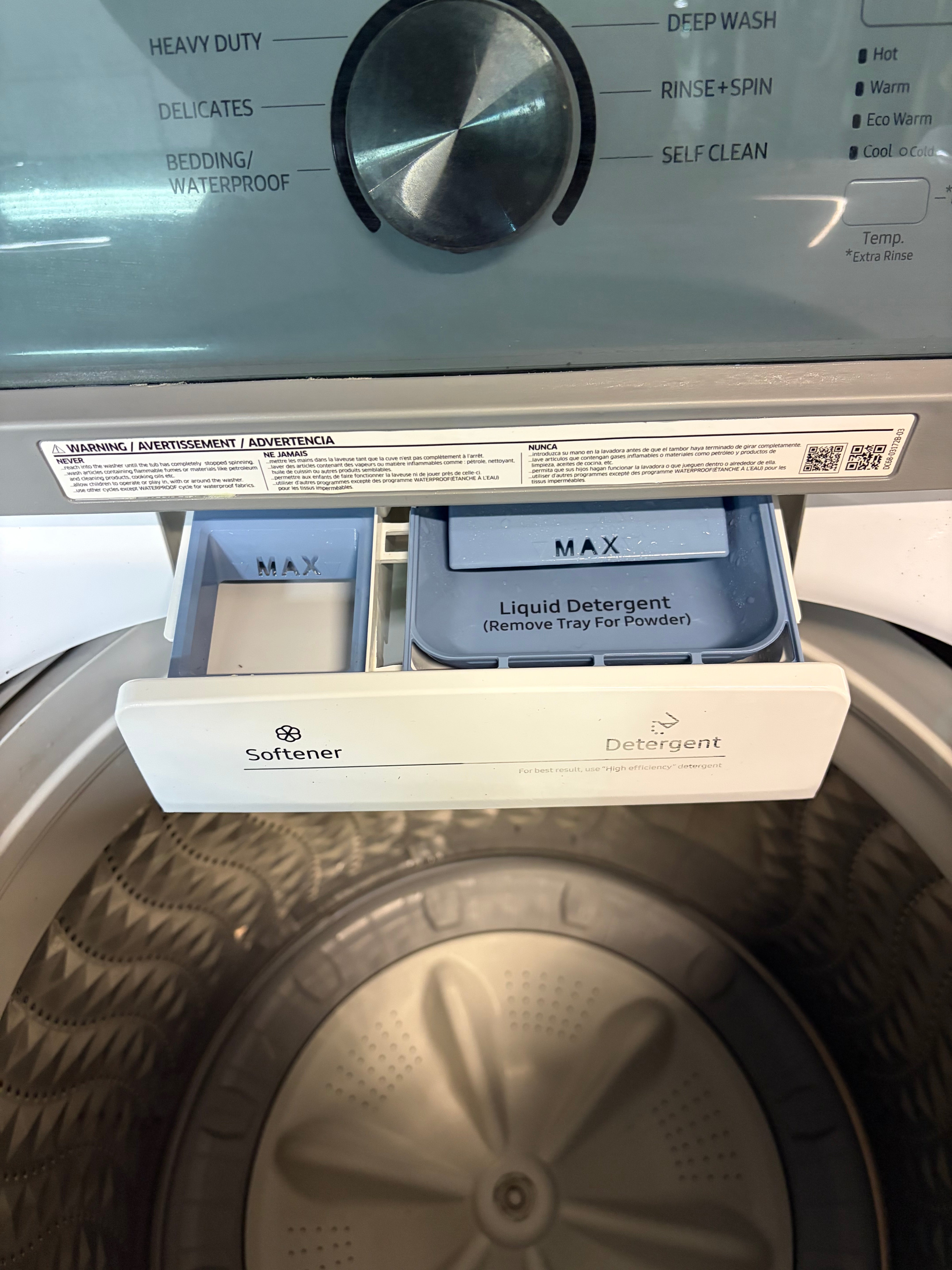 Samsung White Glass Top Set