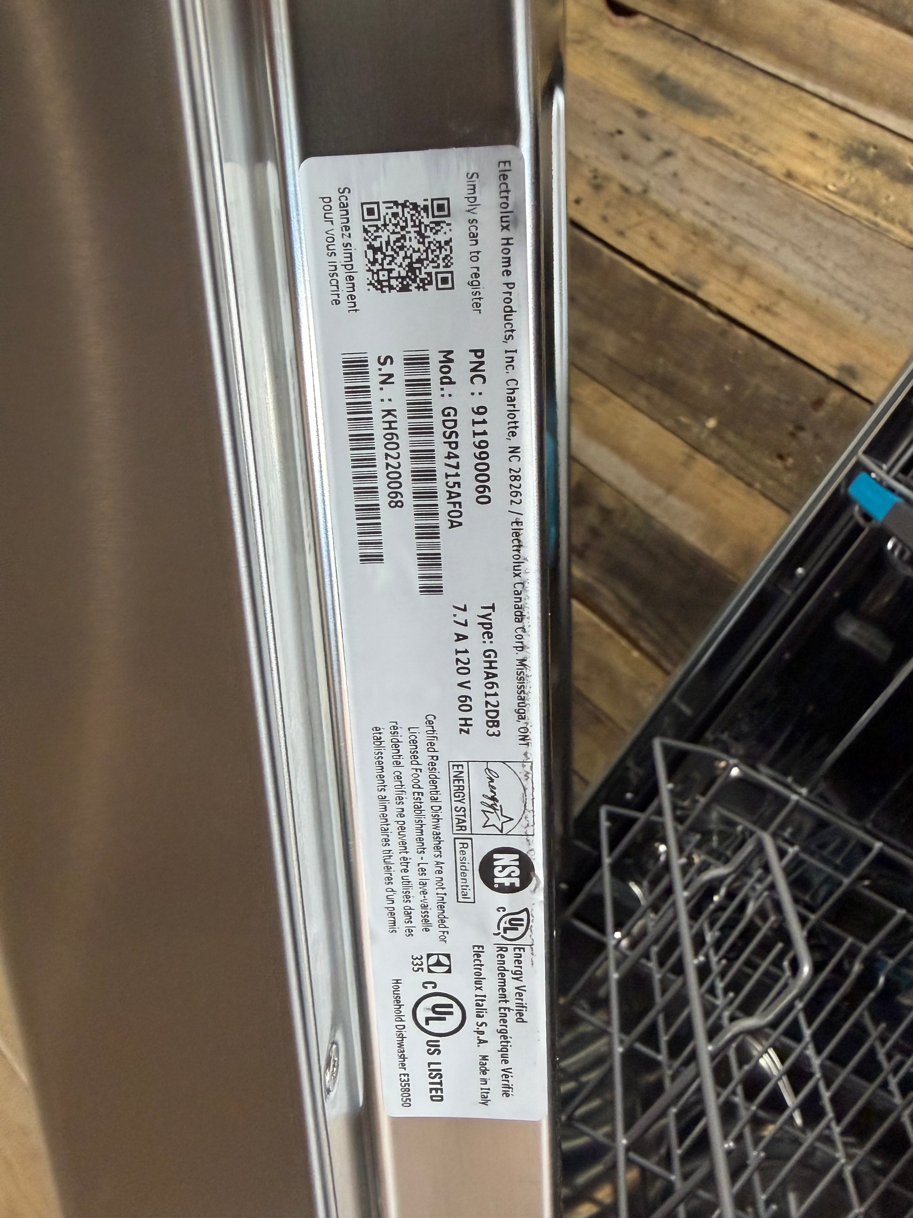 Frigidaire Gallery® 24" Smudge-Proof™ Stainless Steel Top Control Built-In Dishwasher