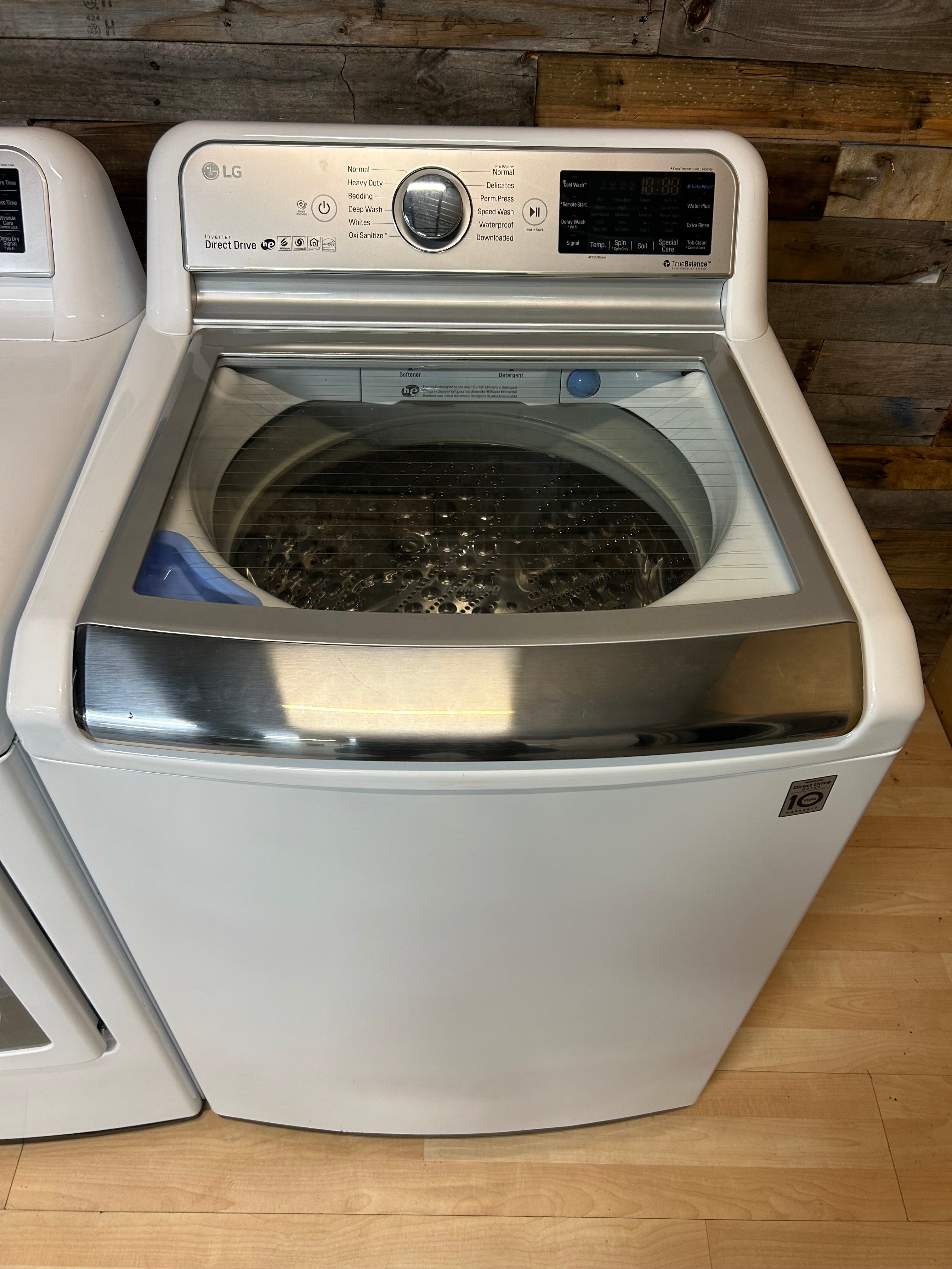 LG Glass Door Direct Drive Top Load Set