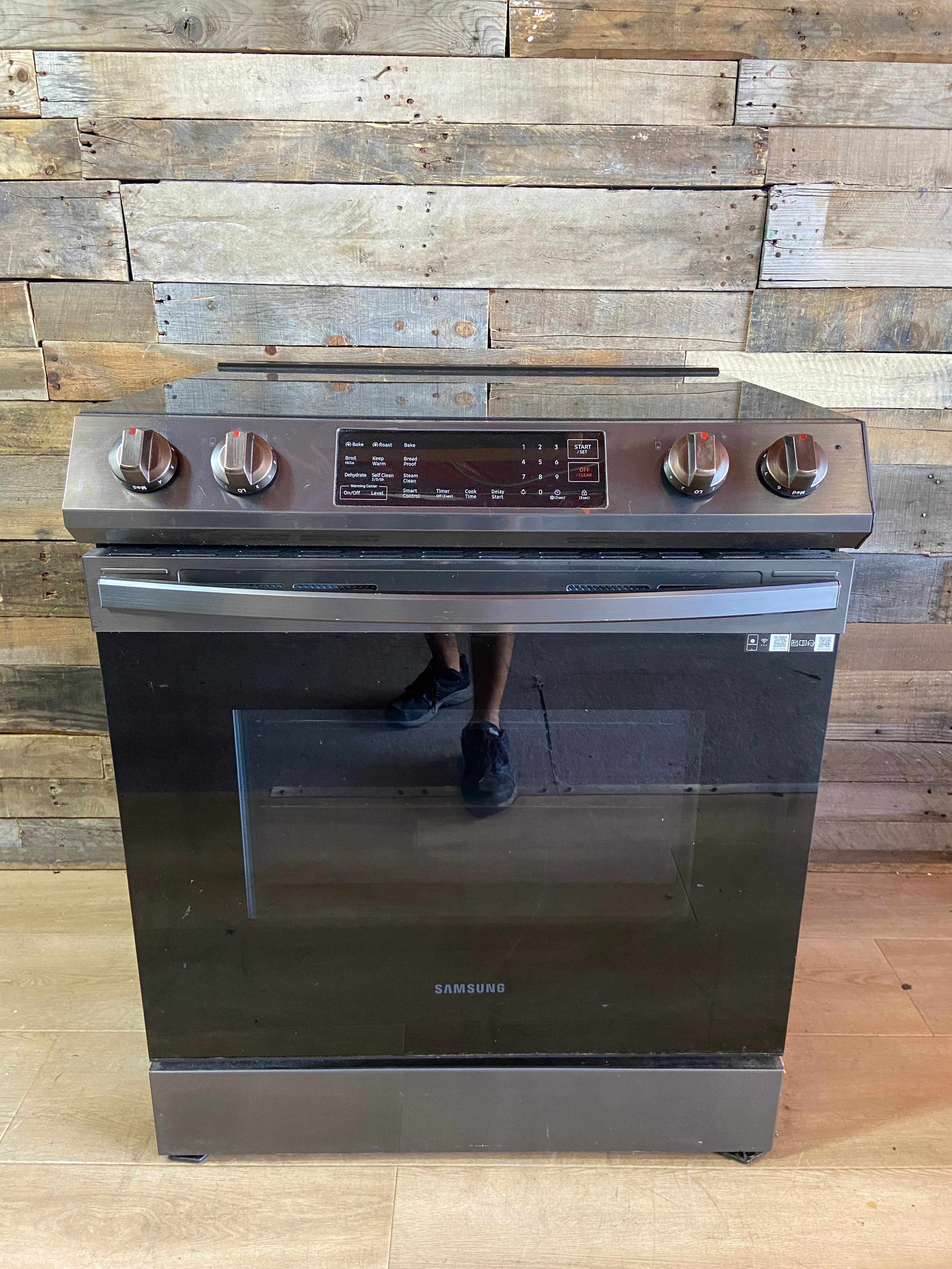 Samsung Black Stainless Slide-In Range