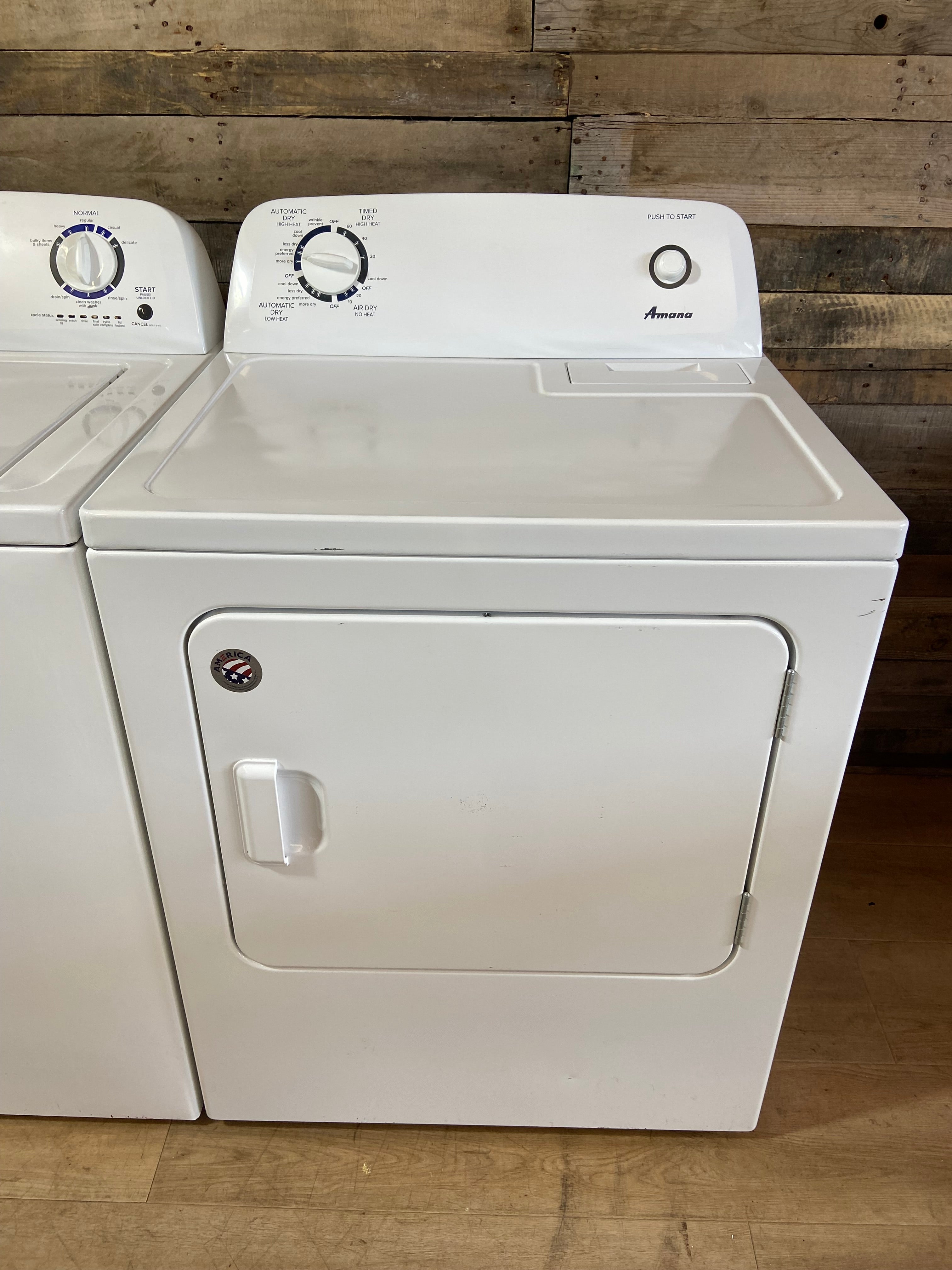 Amana Top Load Washer & Dryer Set