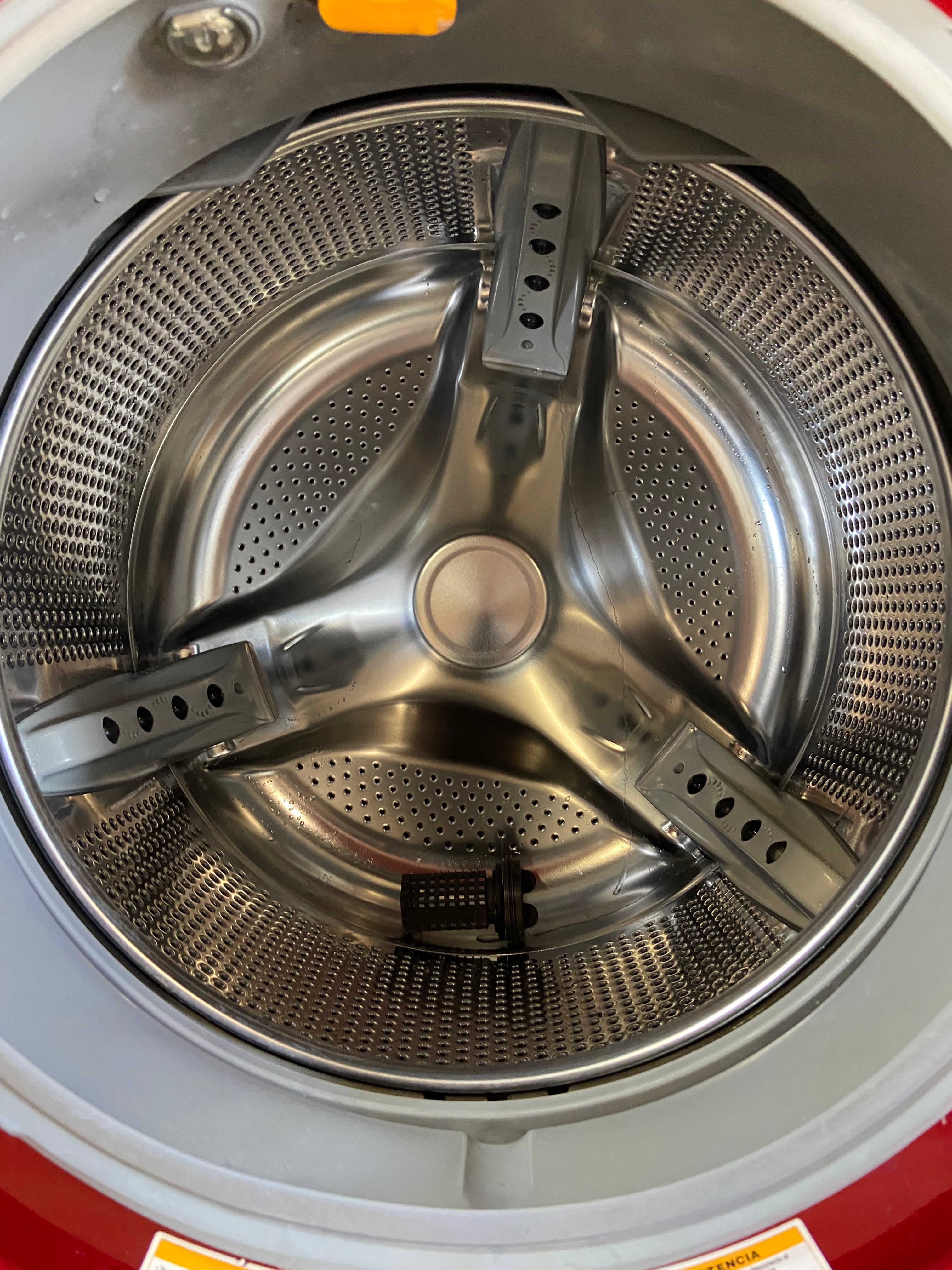 LG Red Front Load Washer Dryer Set