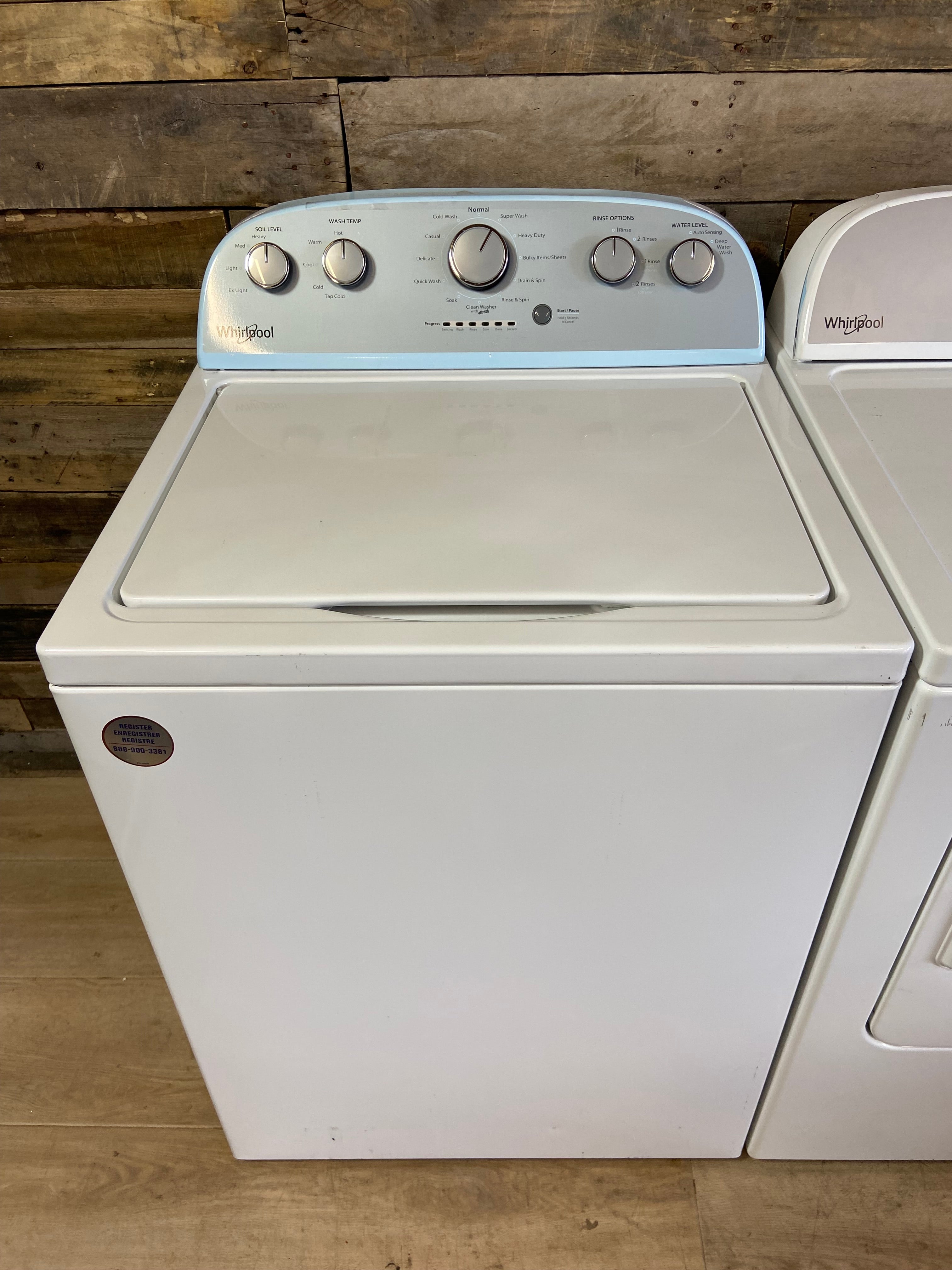 Whirlpool Top Load Washer & Dryer Set