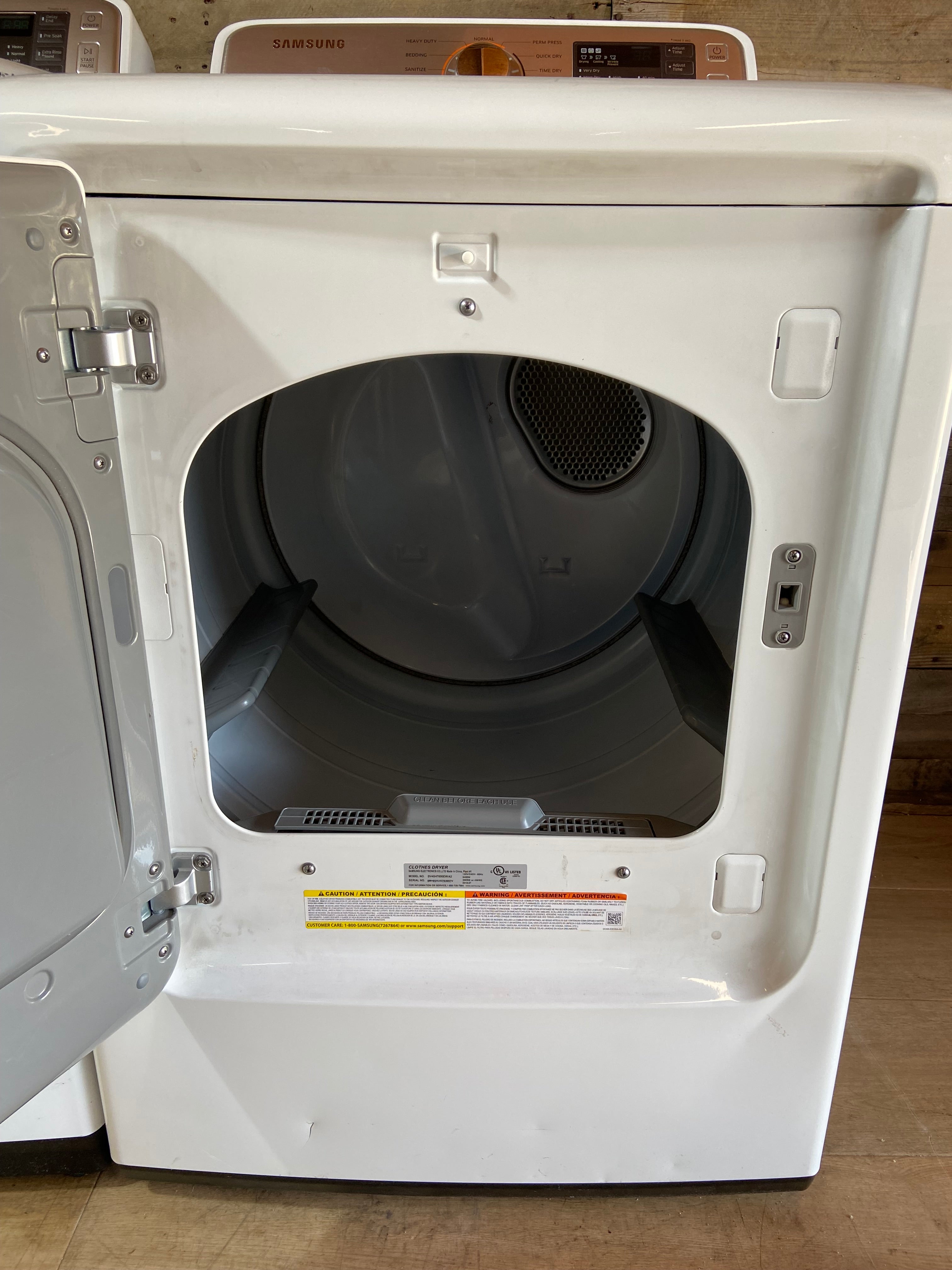 Samsung Top Load Large Capacity Washer & Dryer Set