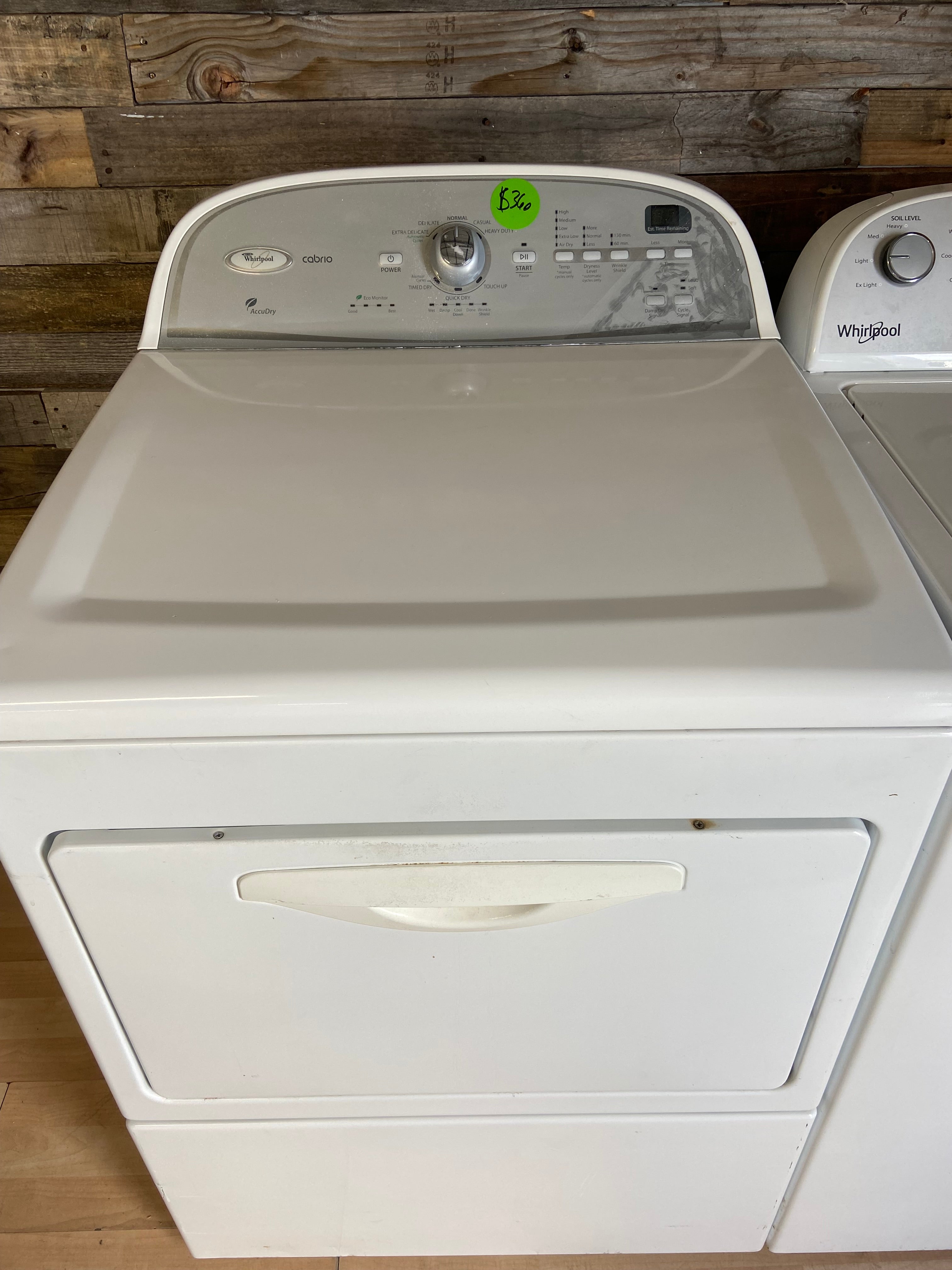 Whirlpool White Top Load Set