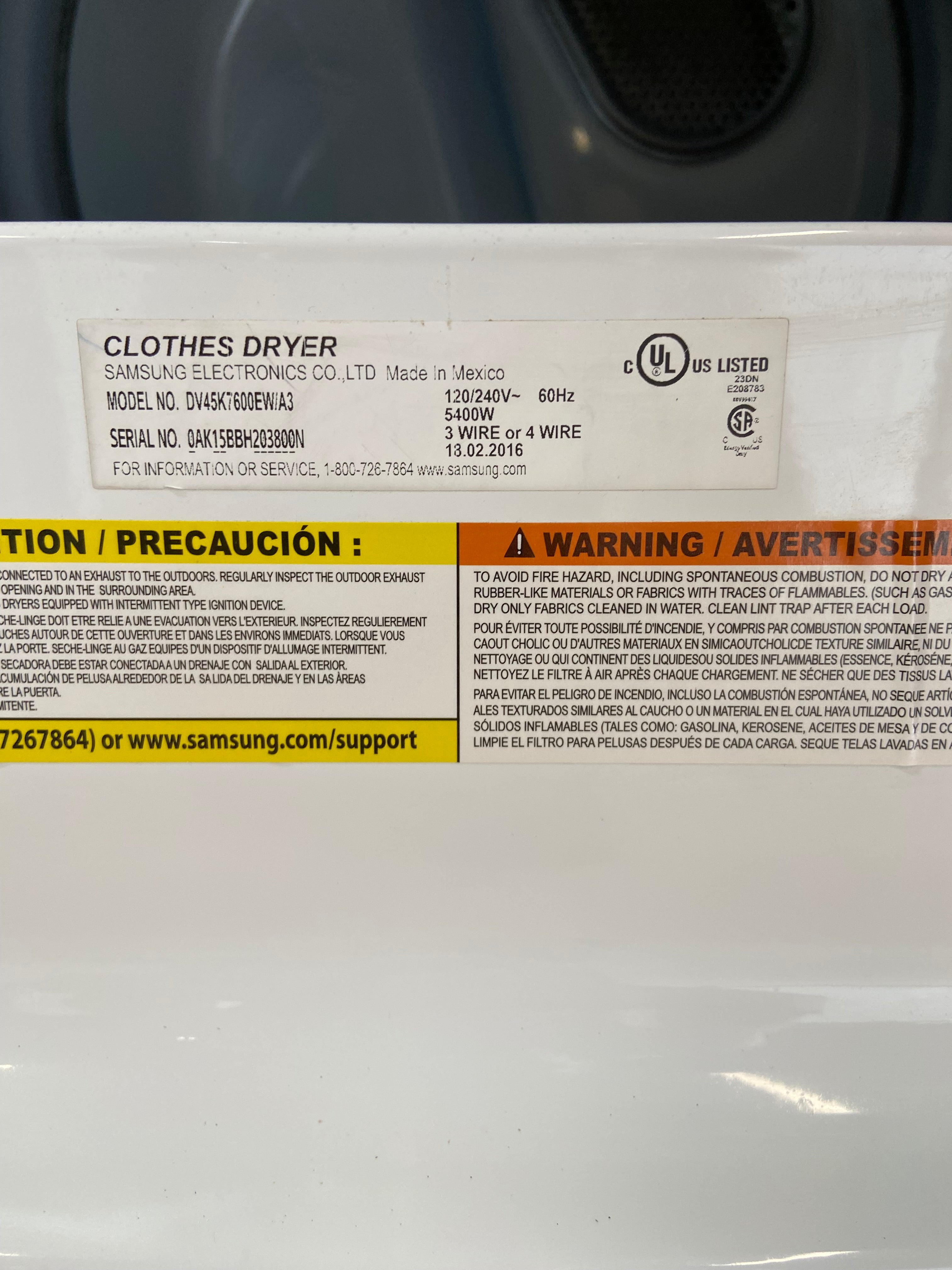 Samsung Active Wash Top Load Washer Dryer Set