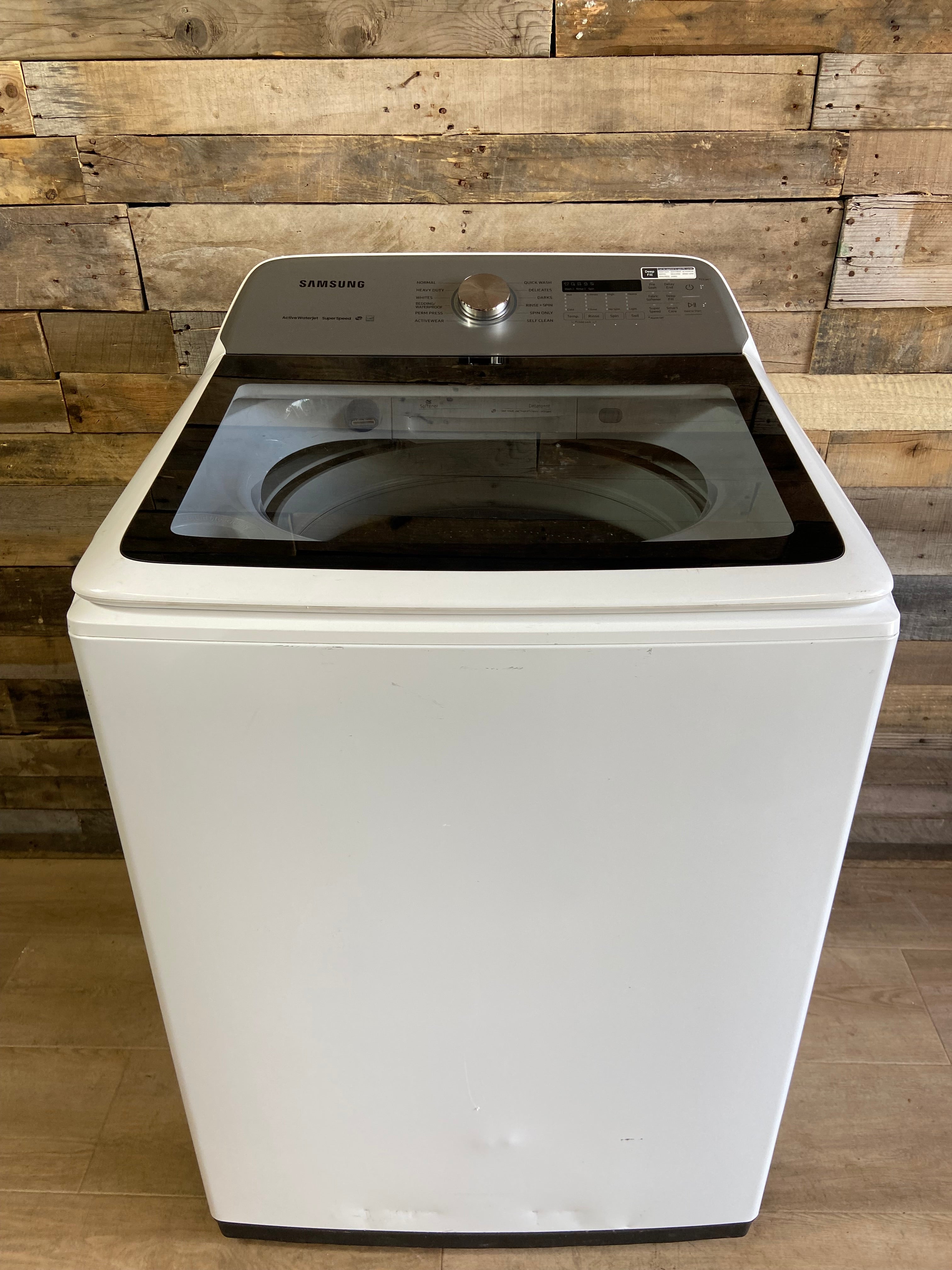Samsung Top Load Washer with 5.0 Cu. Ft. Capacity, 10 Wash Cycles, Active WaterJet