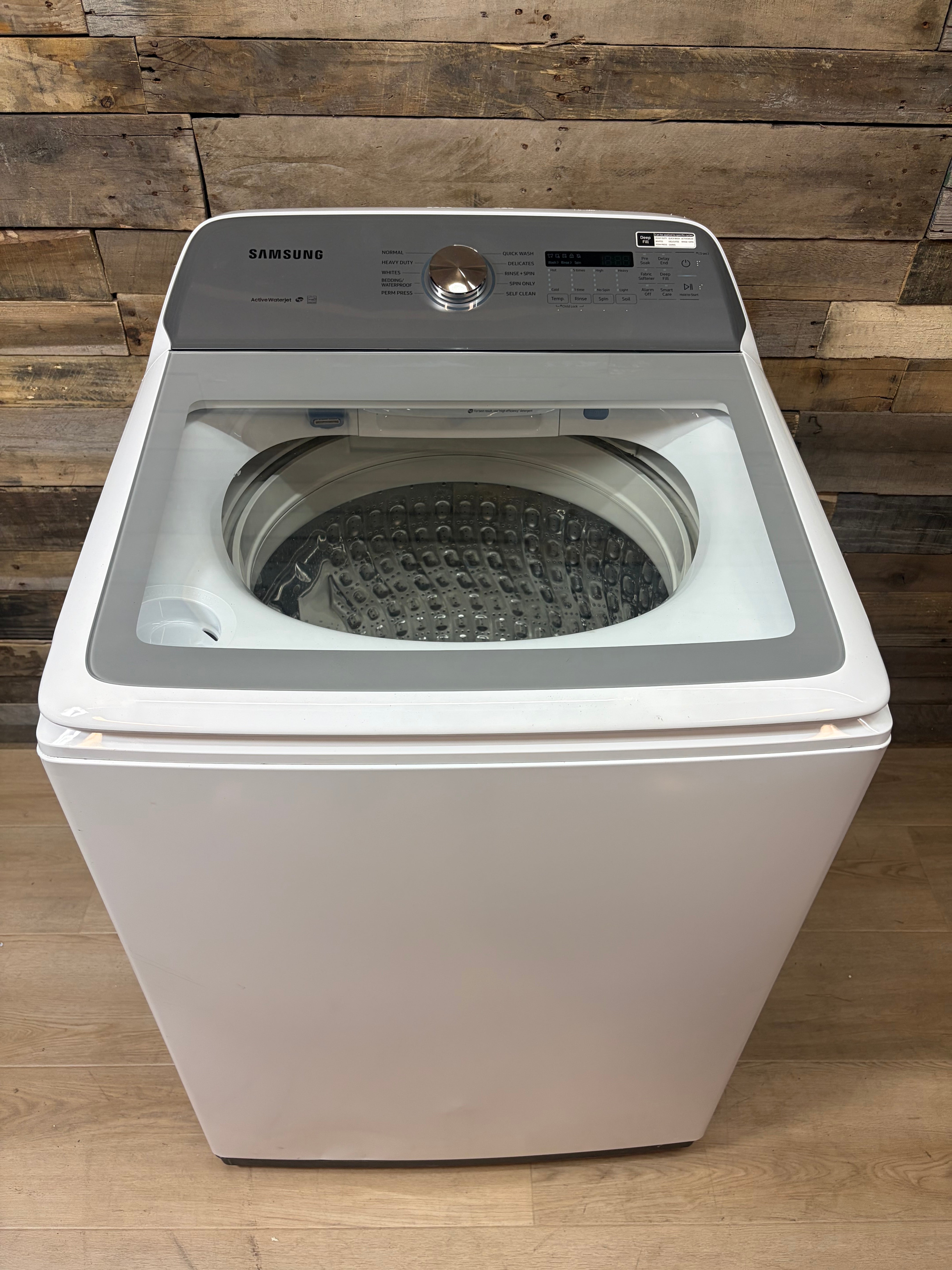 Samsung 5.0 cu. ft. Top Load Washer with Super Speed In White