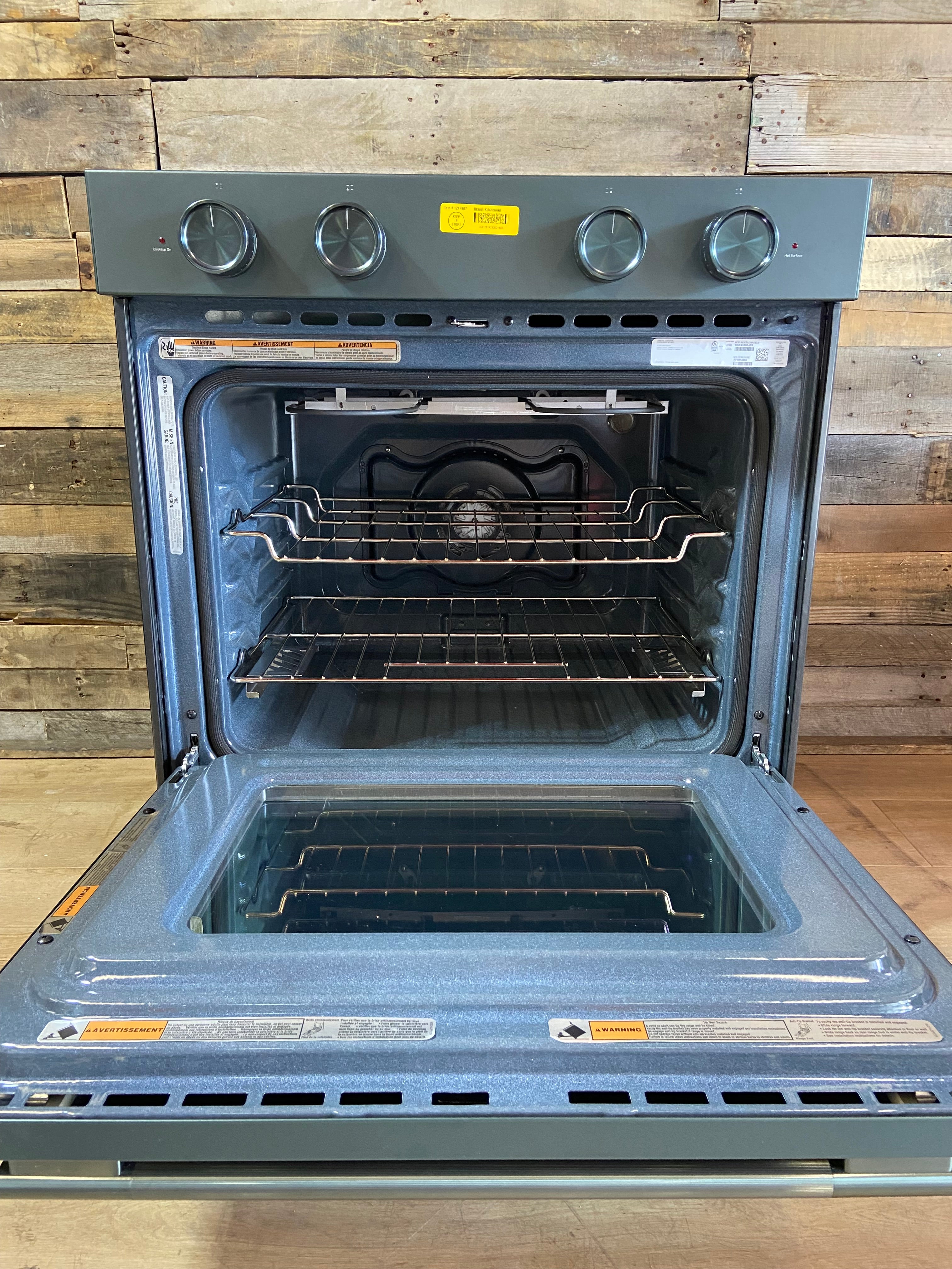 KitchenAid® 30" Juniper Smart Slide-in Electric Range with Two Even-Heat™ Hyper Elements and Convection Cooking Modes