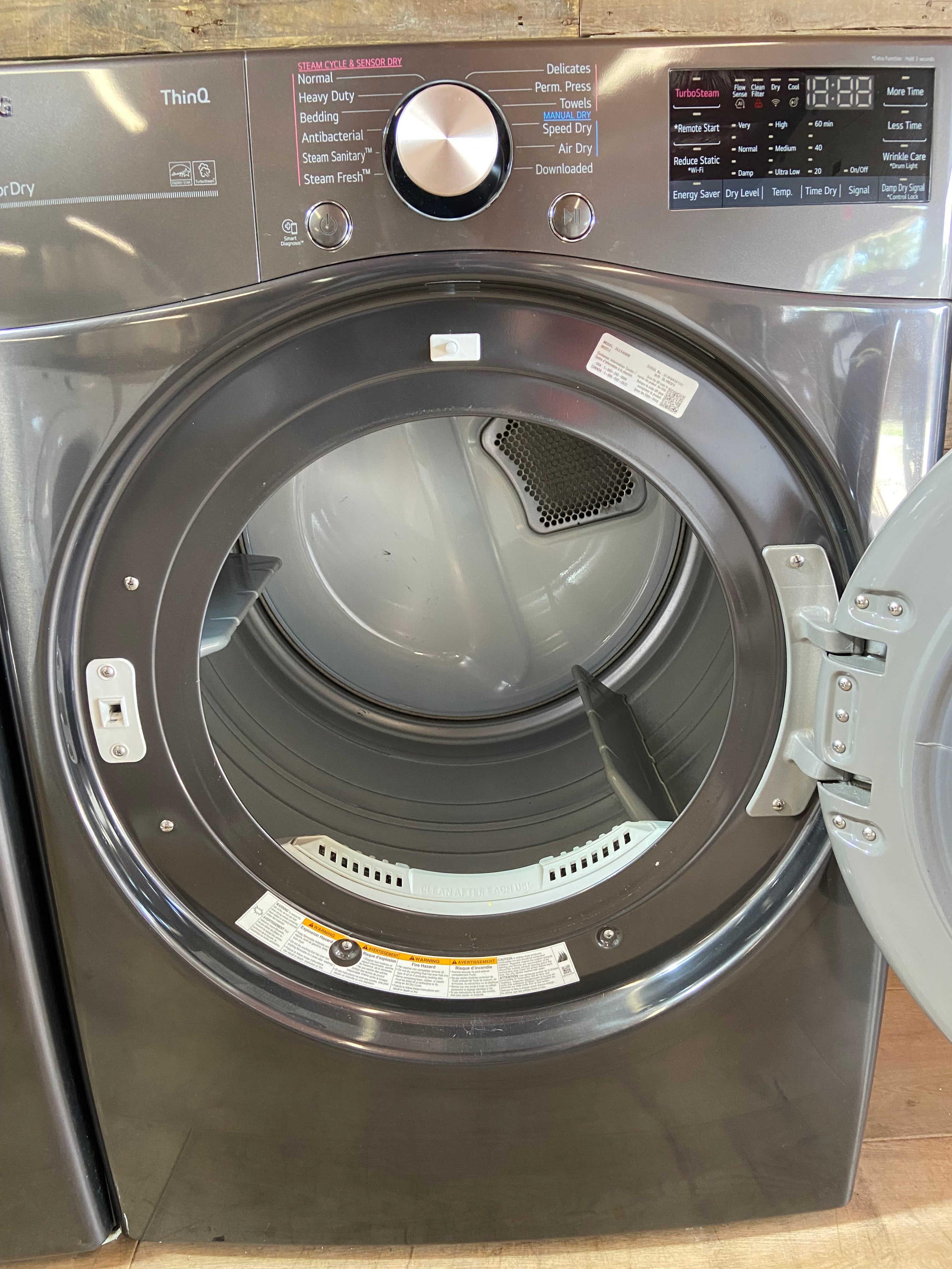 LG Stainless ThinQ Direct Drive Washer & Dryer Set