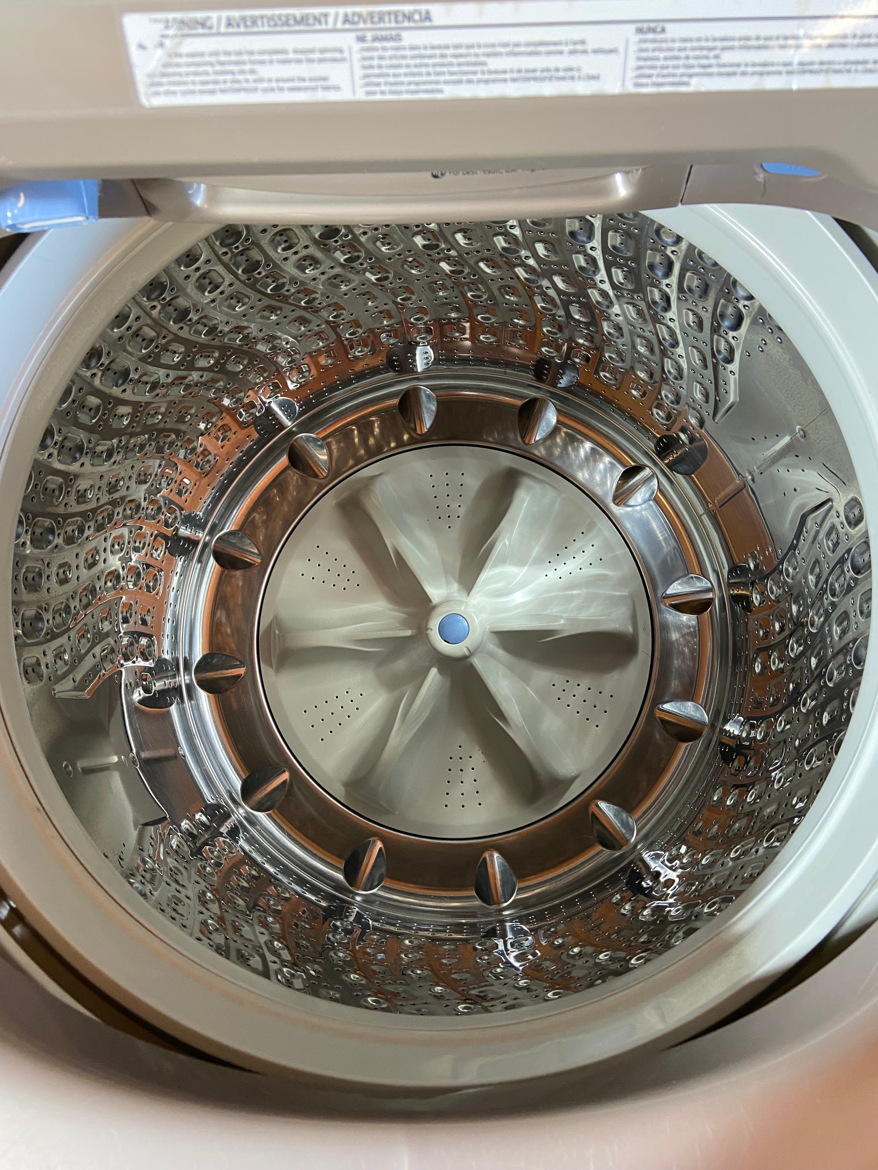 Samsung 5.0 Cu Ft Top Load Washer In Bronze