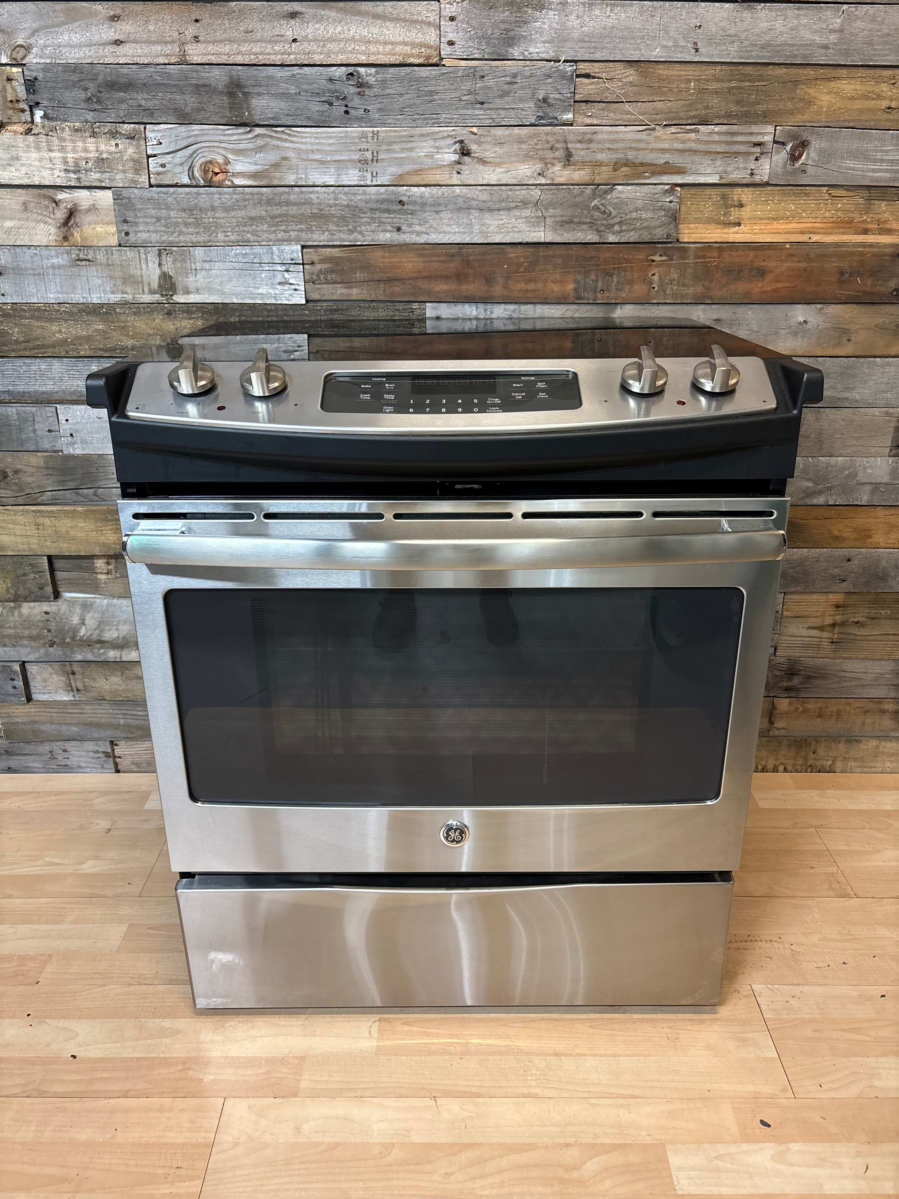 Stainless GE Slide In Range
