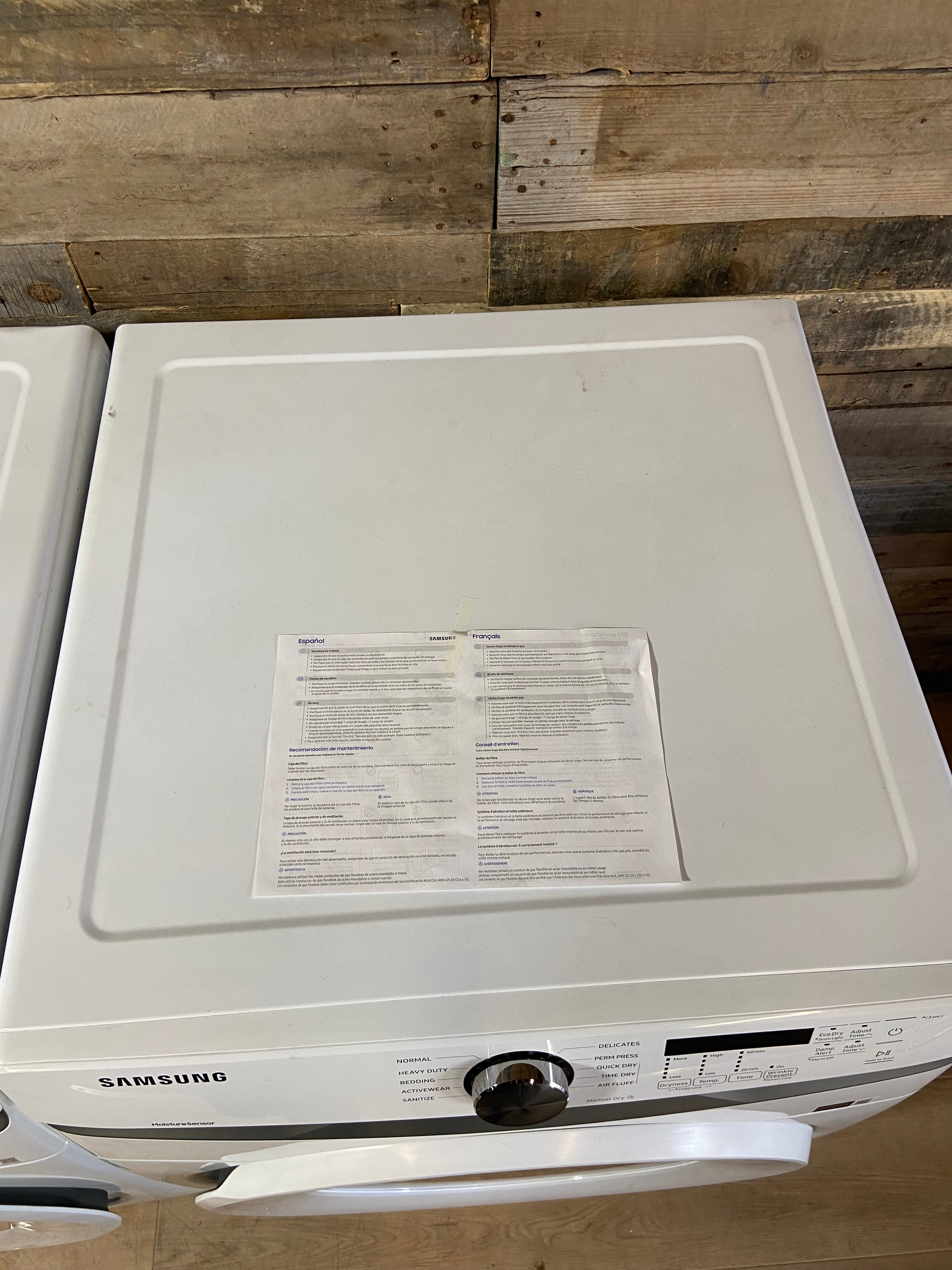 Samsung White Front Load Washer & Dryer Set – 4.5 Cu. Ft. Washer / 7.5 Cu. Ft. Dryer