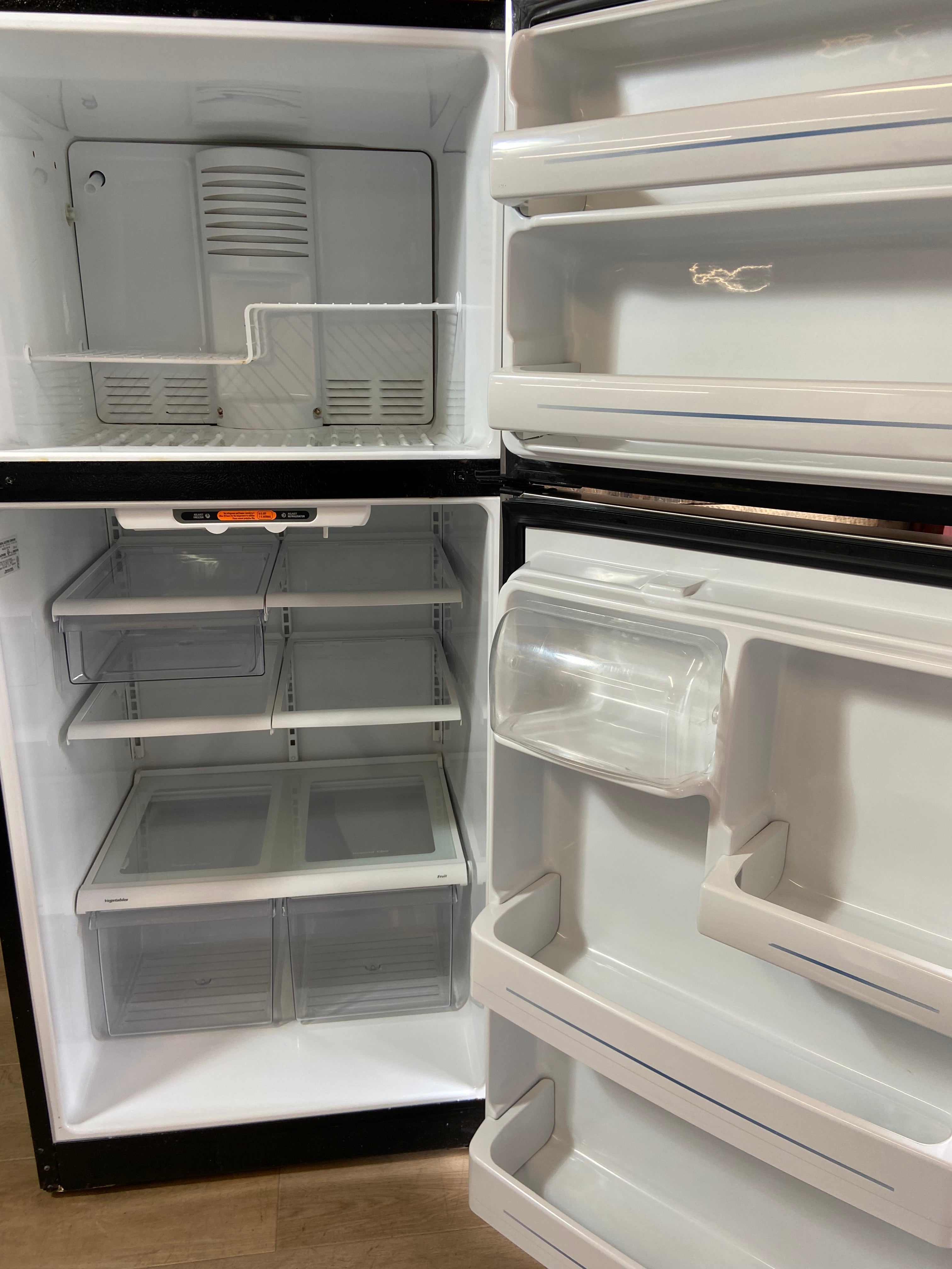 GE Stainless Top Bottom Refrigerator