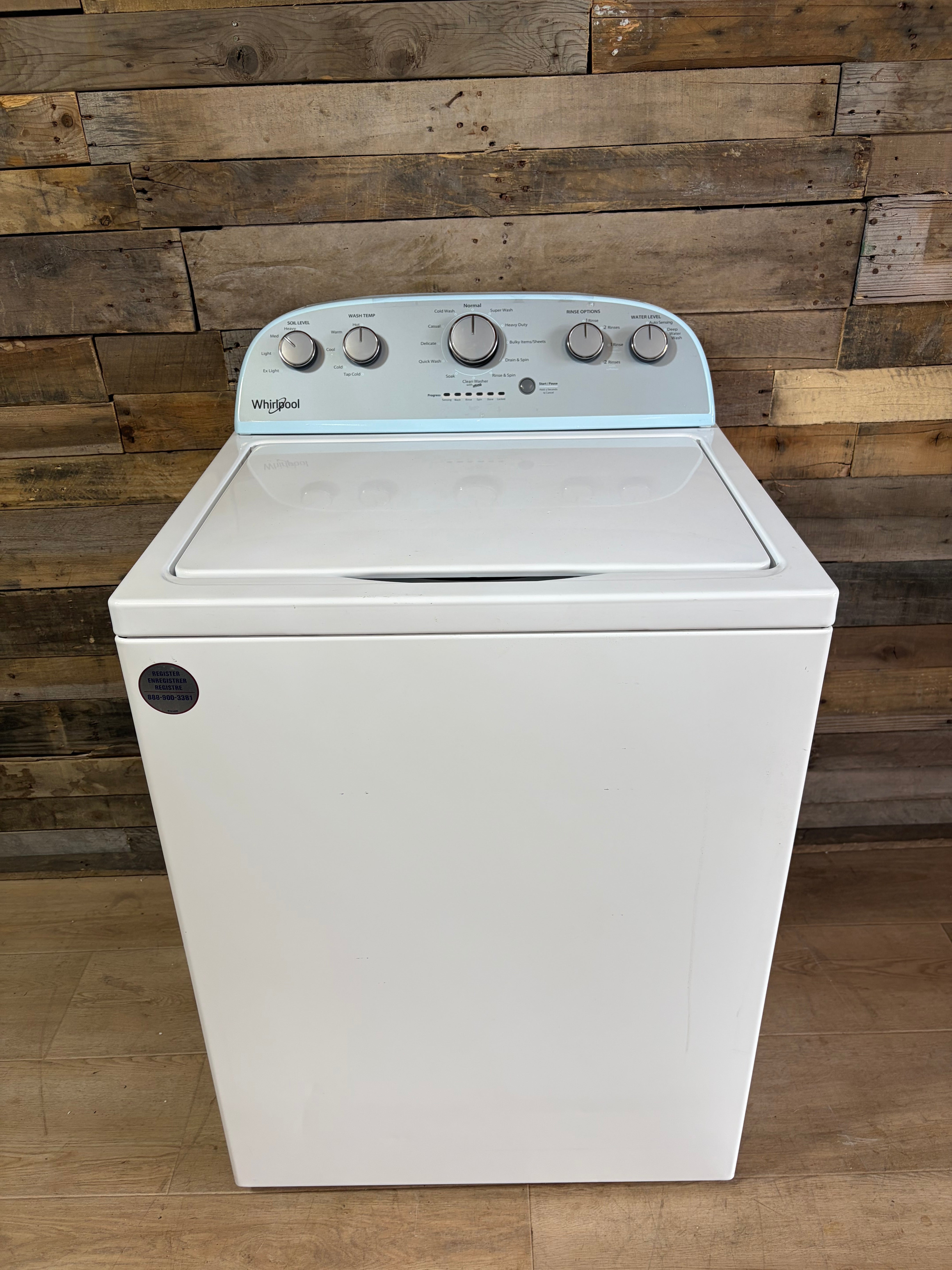 Whirlpool Grey Face Top Load Washer