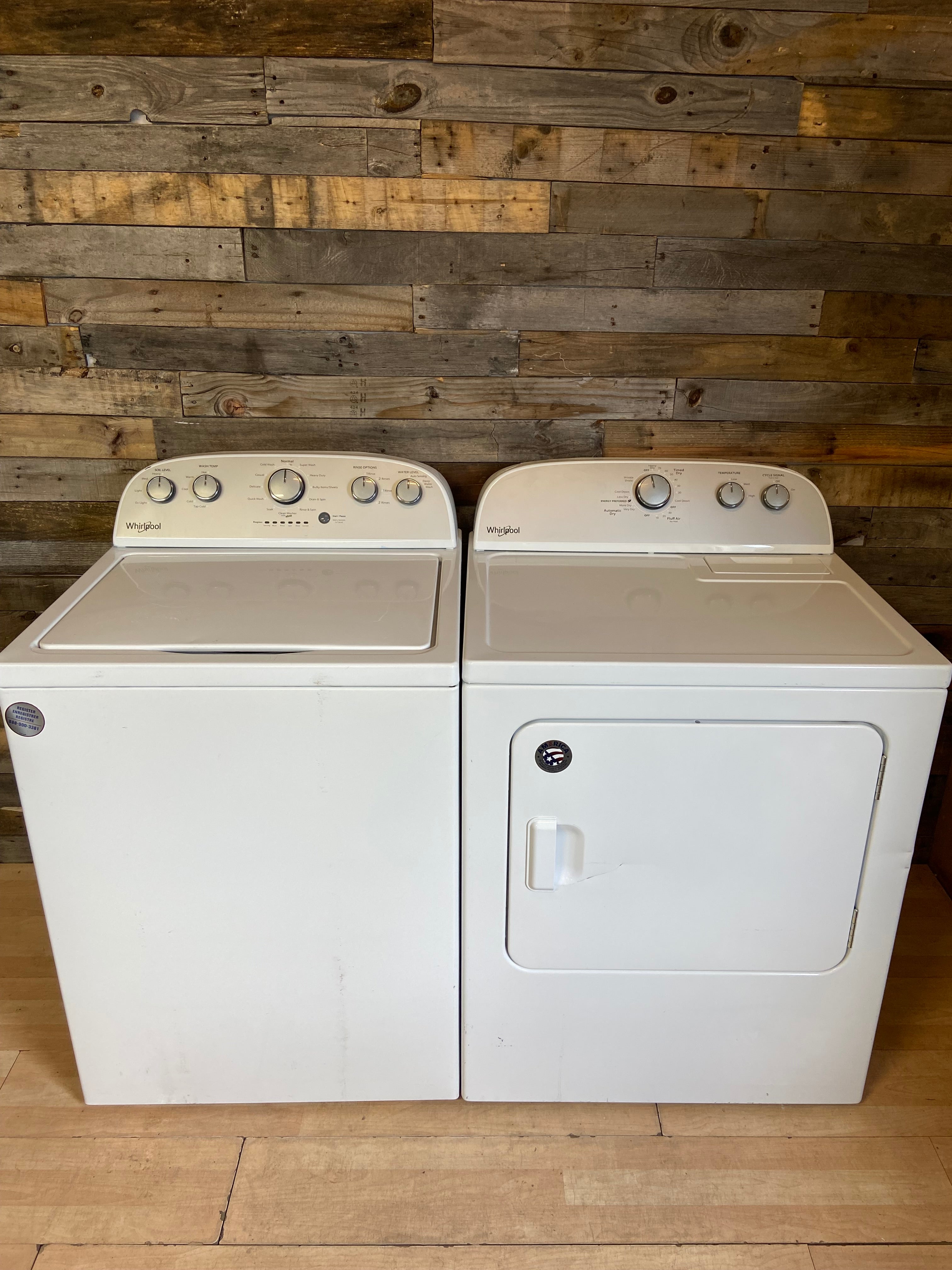 Whirlpool Top Load Set