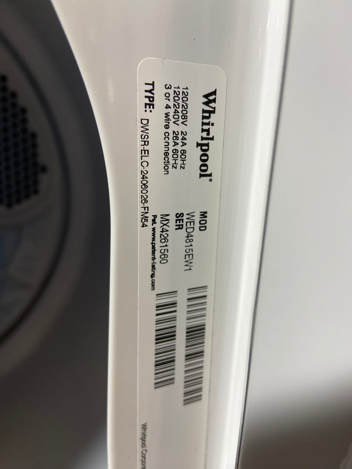 Whirlpool 2in1 Removable Agitator Washer & Dryer Set