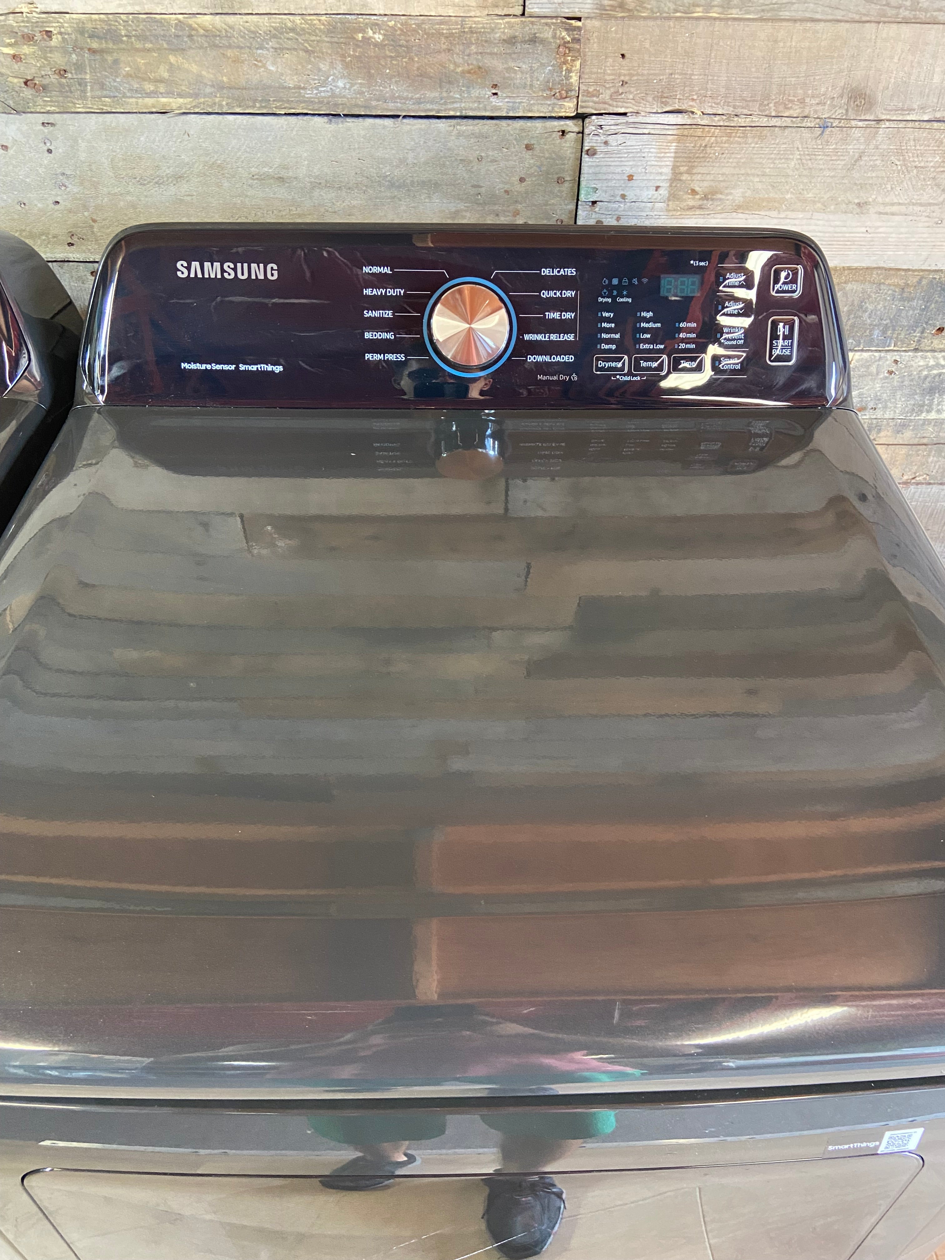 Samsung 4.7 Cu. Ft. Brushed Black Impeller Top Load Set