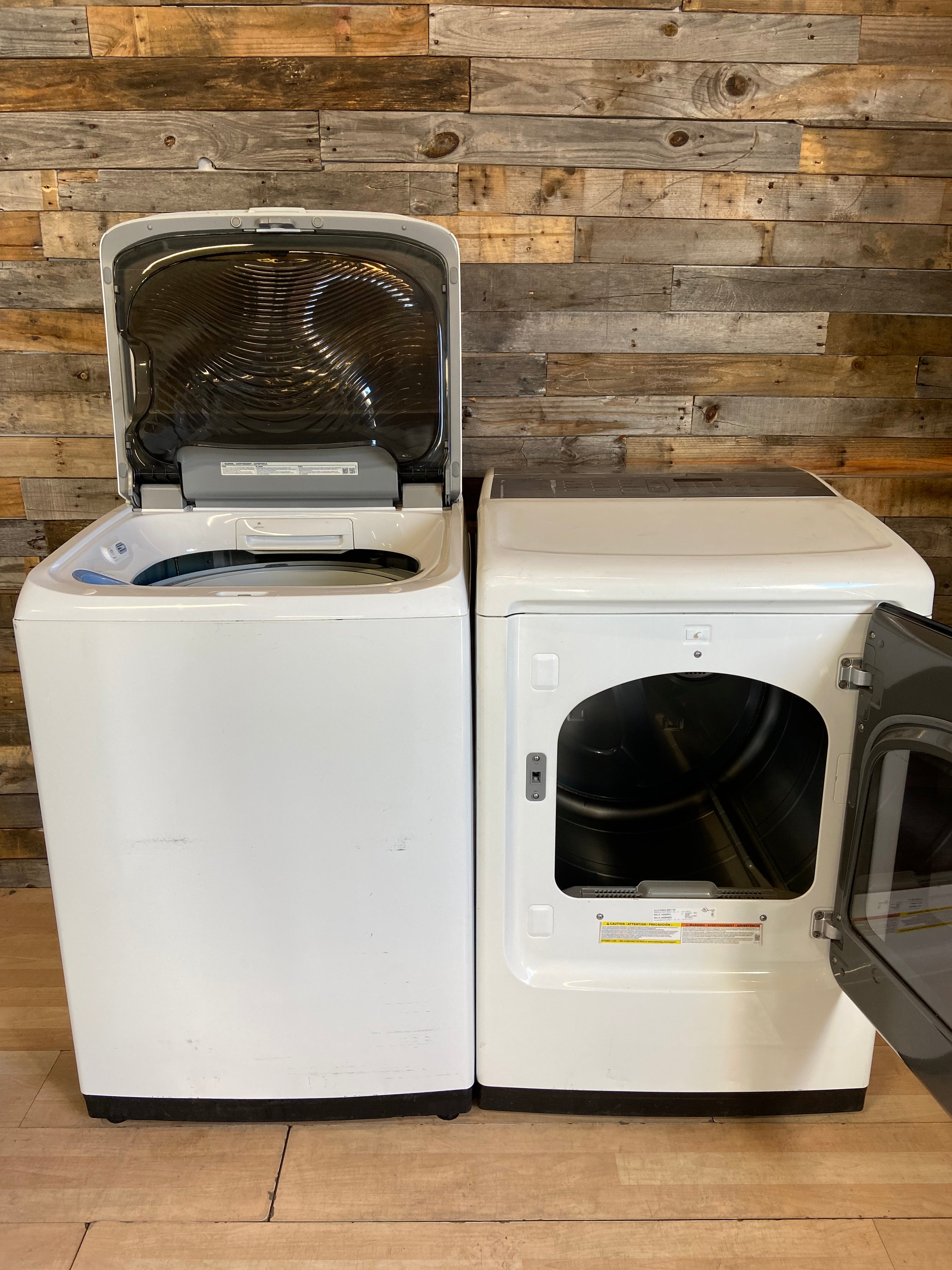 Samsung ActiveWash White Top Load Set