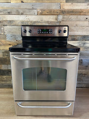 GE Stainless 4 Burner Glass Top Range