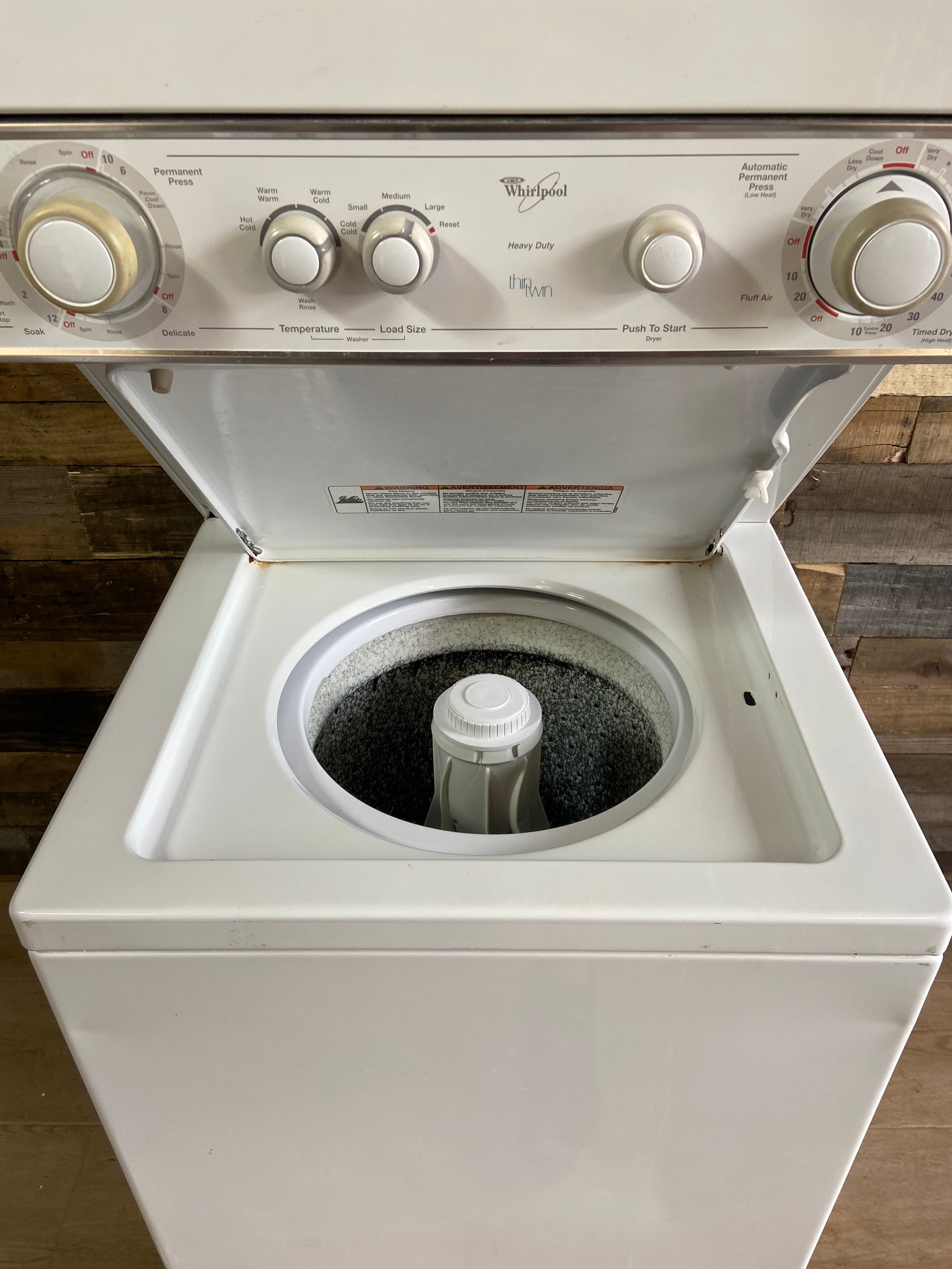 Whirlpool Thin Twin 24inch Stackable (240v)