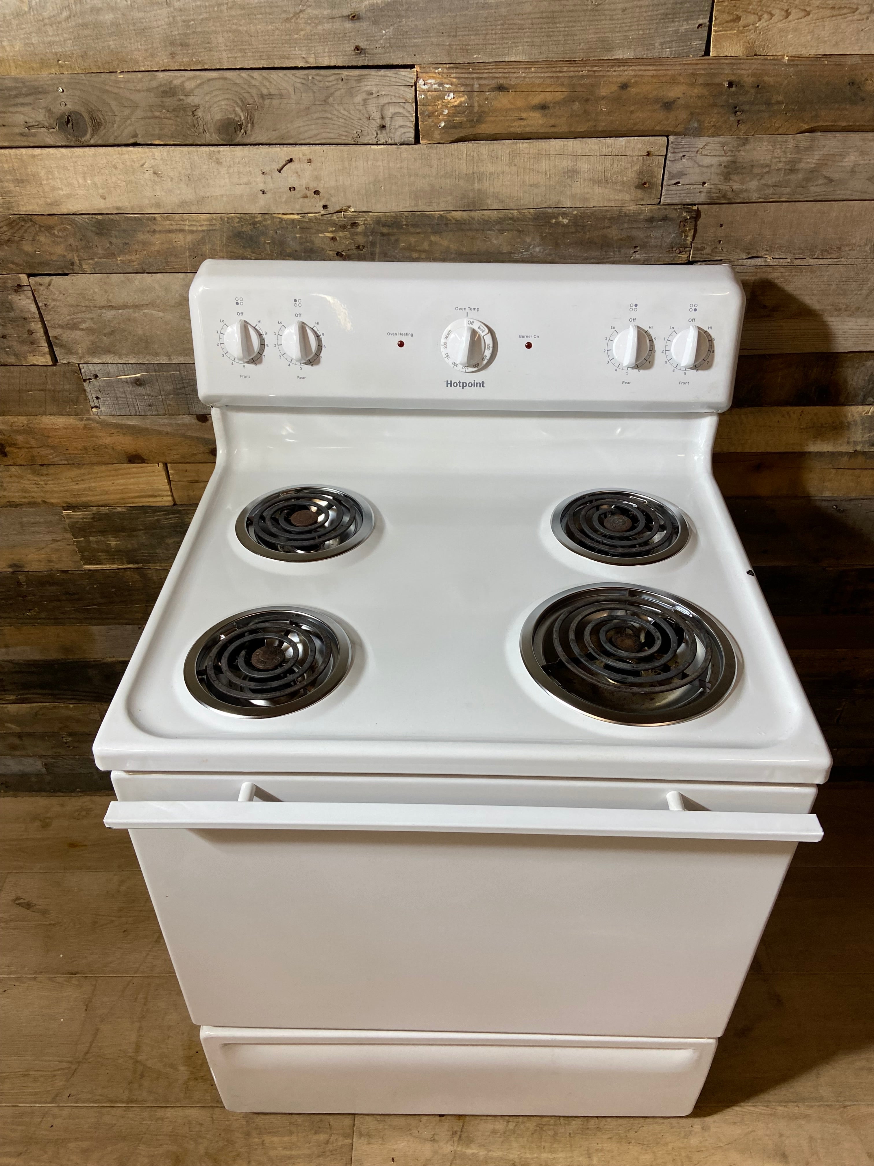 Hotpoint 4 Burner Coil Top Range