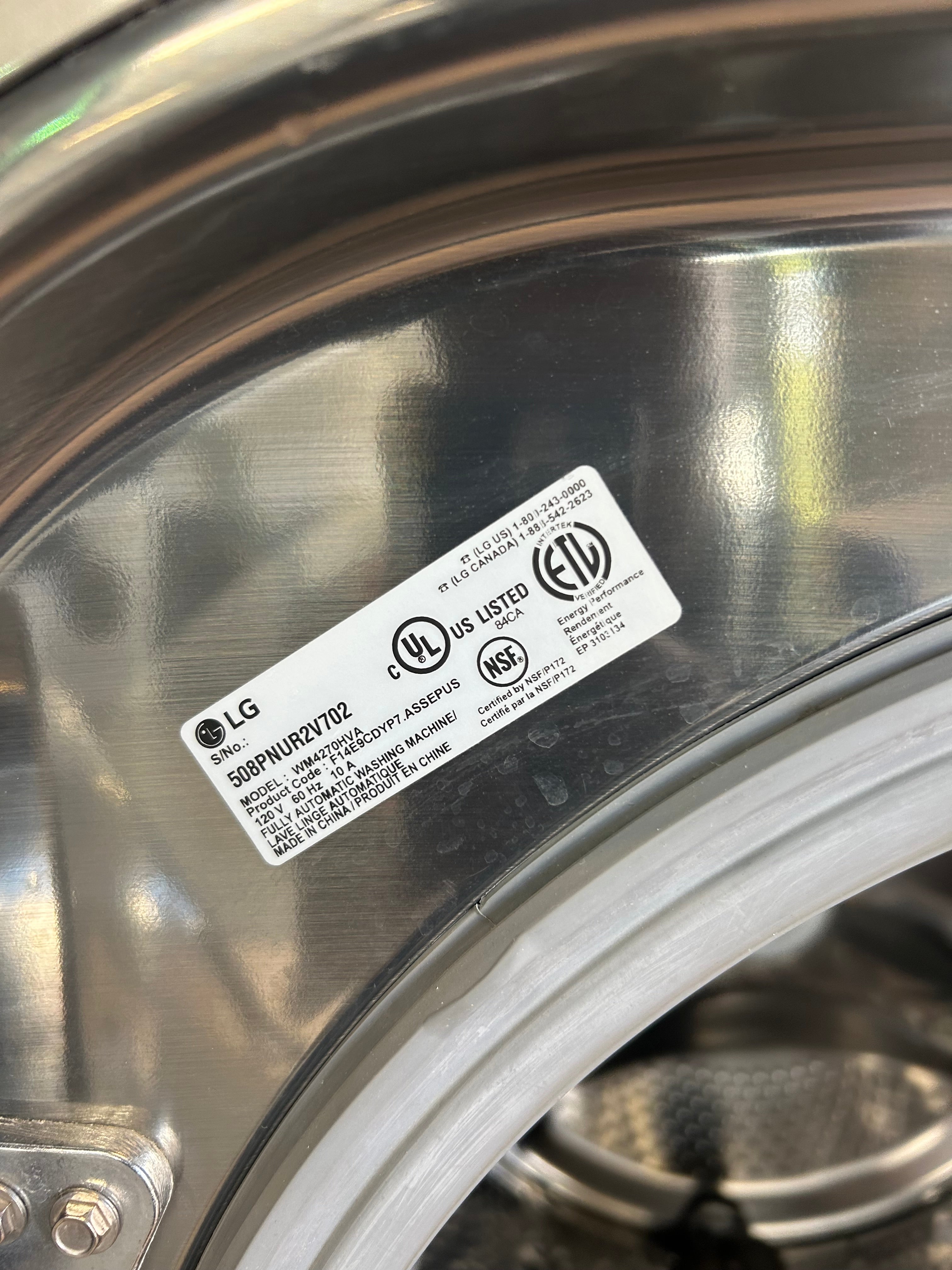 Stainless LG TrueSteam Front Load Set