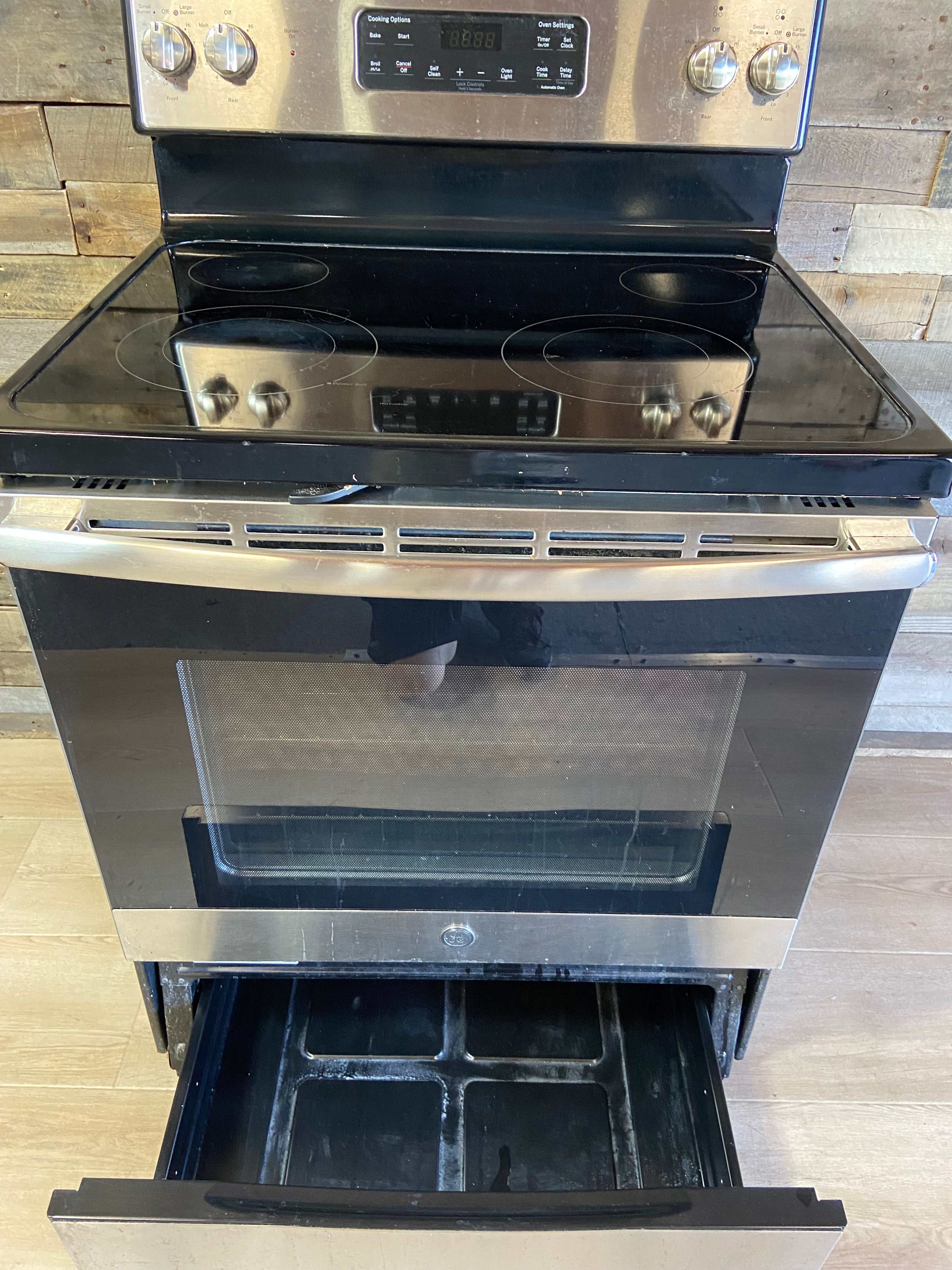 GE 4 Burner Stainless Range