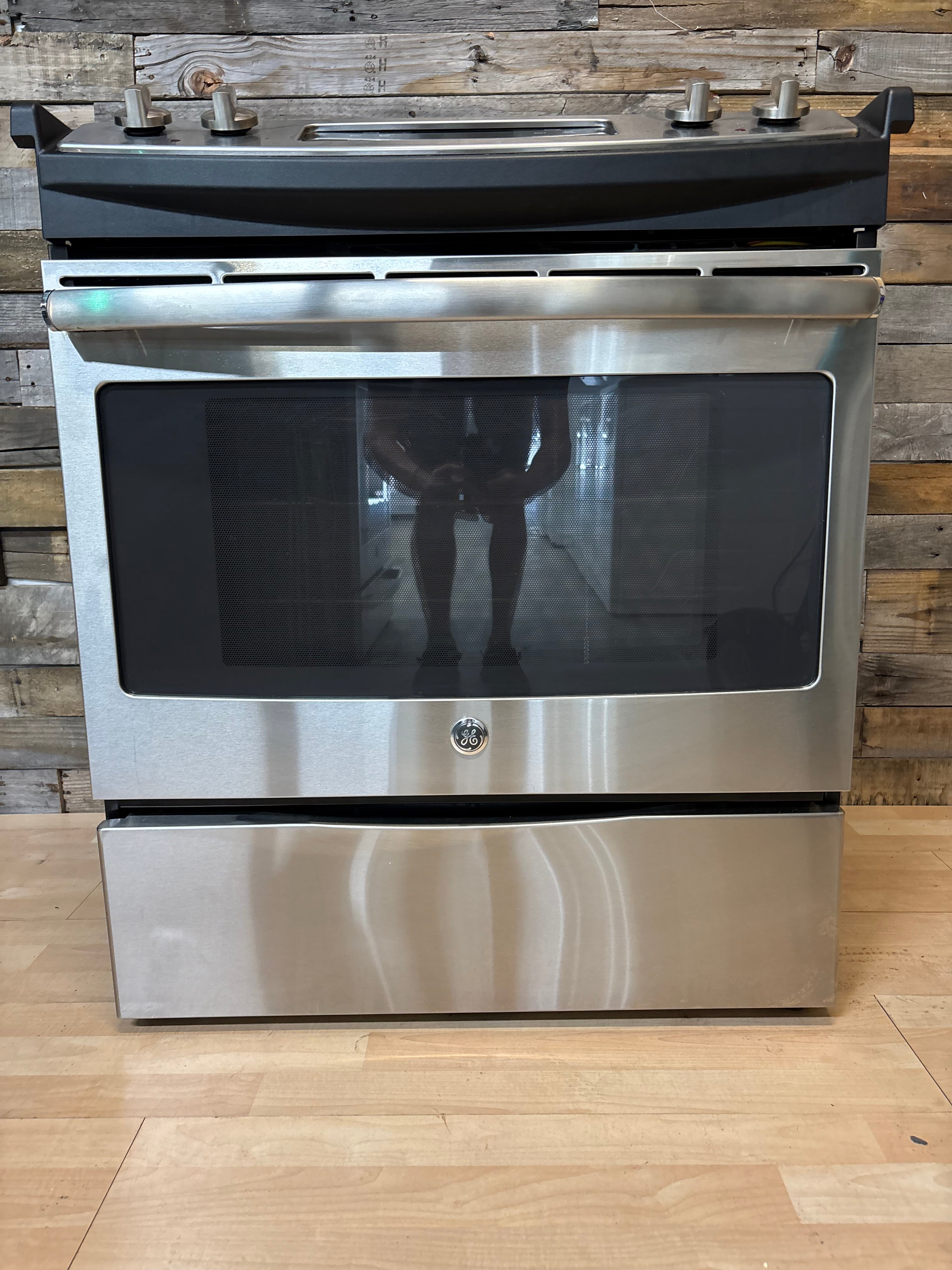 Stainless GE Slide In Range