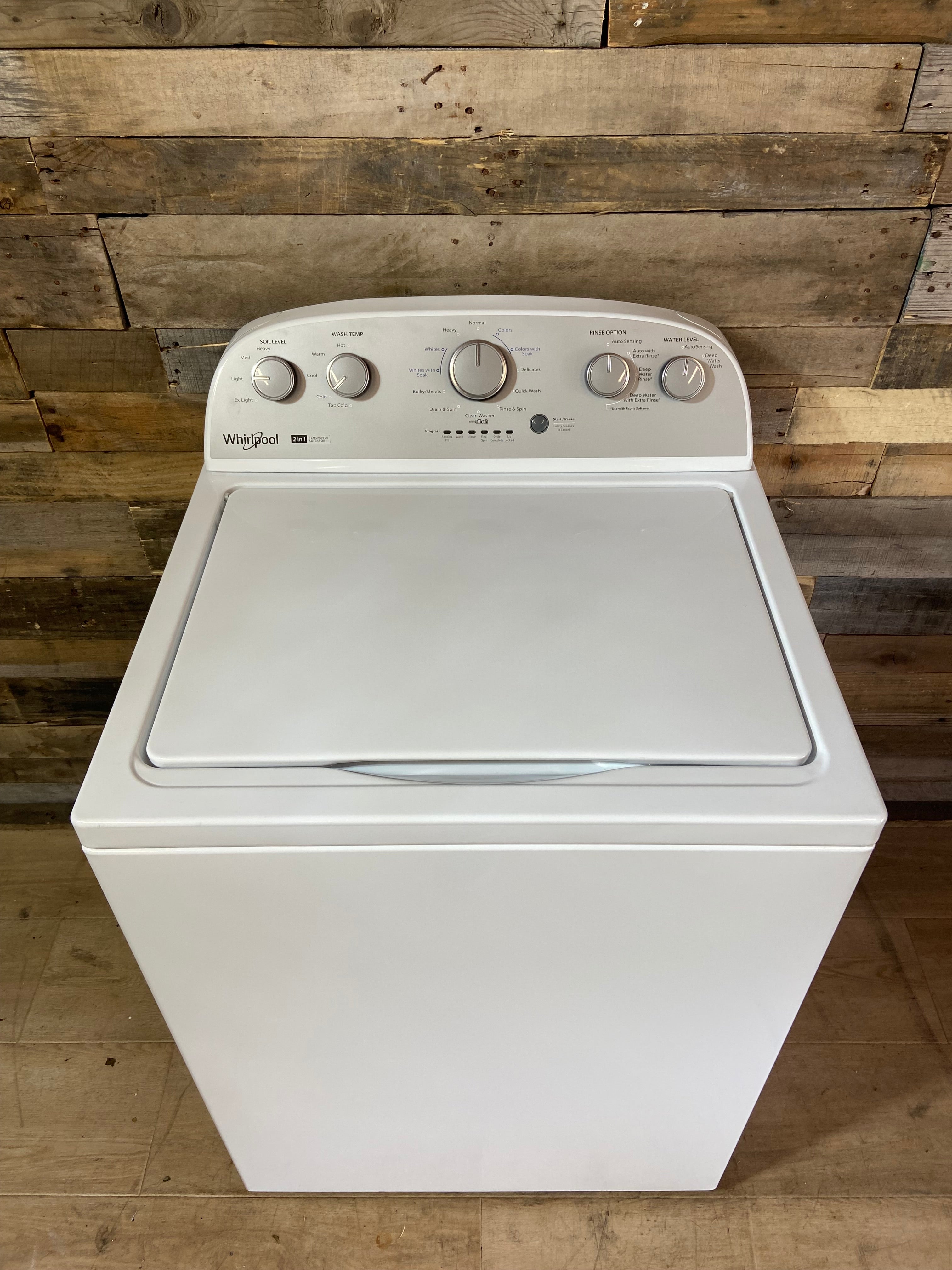Whirlpool 2in1 Removable Agitator Washer